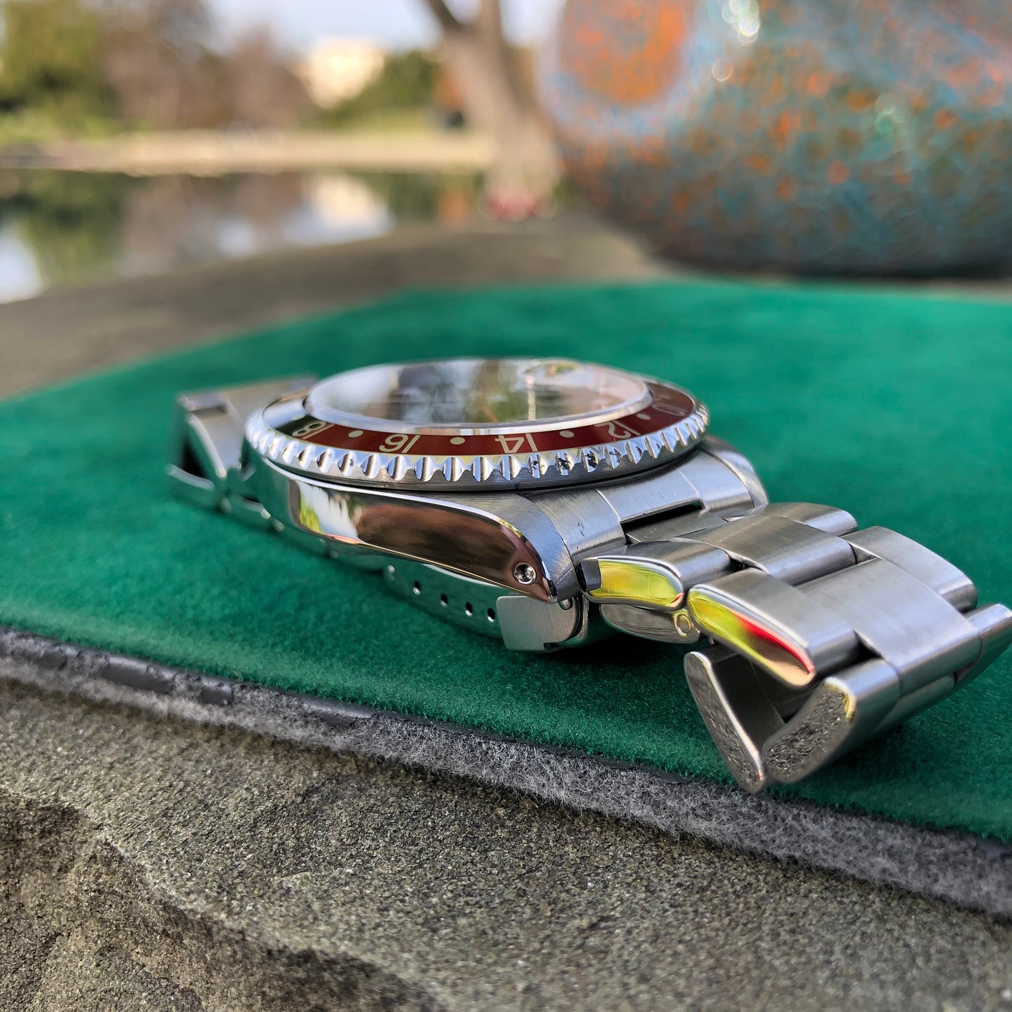 Rolex GMT Master II 16710 Stainless Steel Coke A Serial Wristwatch Box Papers Circa 1999 - Hashtag Watch Company