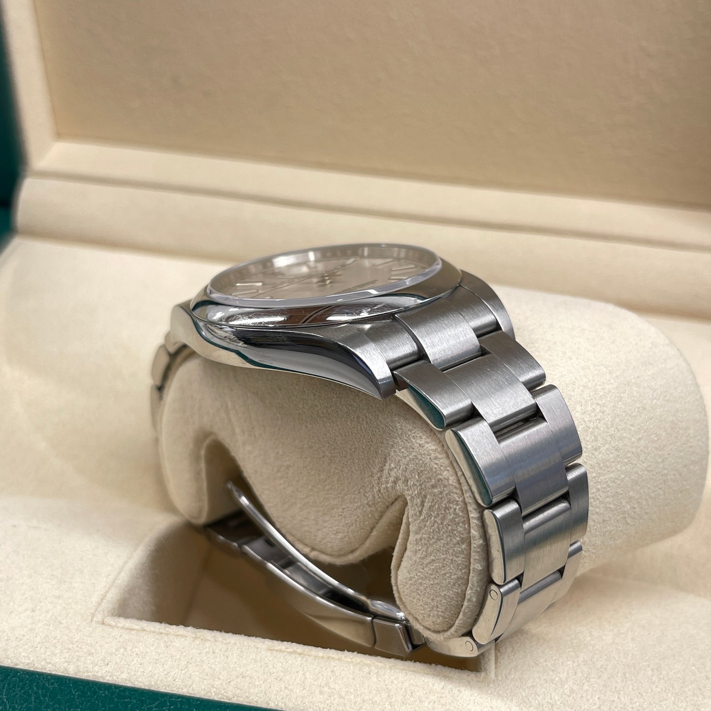 2019 Rolex Oyster Perpetual 114300 White 39mm Stainless Steel Wristwatch Box Papers - Hashtag Watch Company