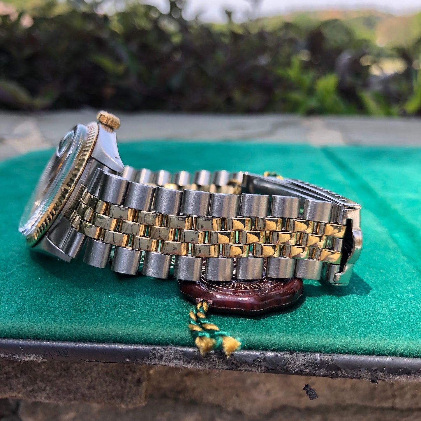 Vintage Rolex Datejust 1601 Sigma Steel Gold Two Tone Jubilee Champagne Automatic Wristwatch Box Papers Circa 1973 - Hashtag Watch Company