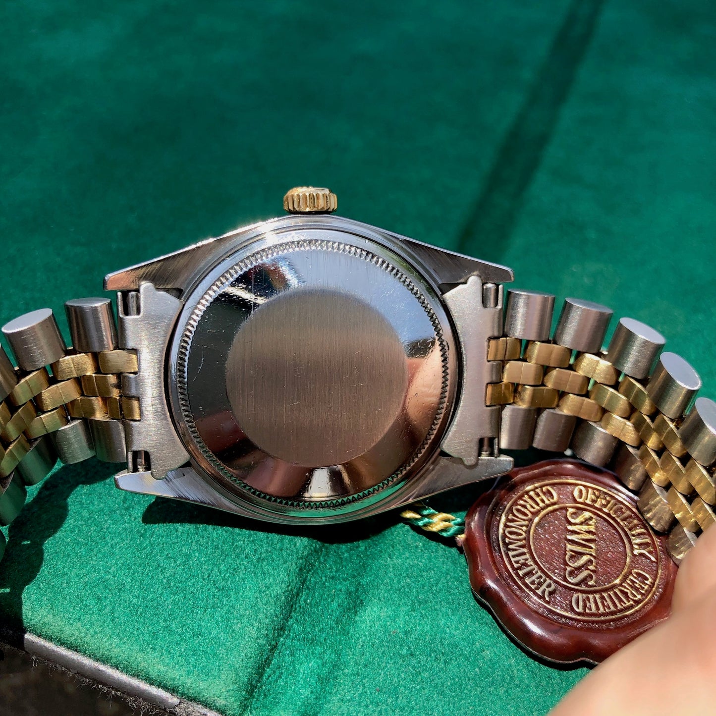Vintage Rolex Datejust 1601 Sigma Steel Gold Two Tone Jubilee Champagne Automatic Wristwatch Box Papers Circa 1973 - Hashtag Watch Company