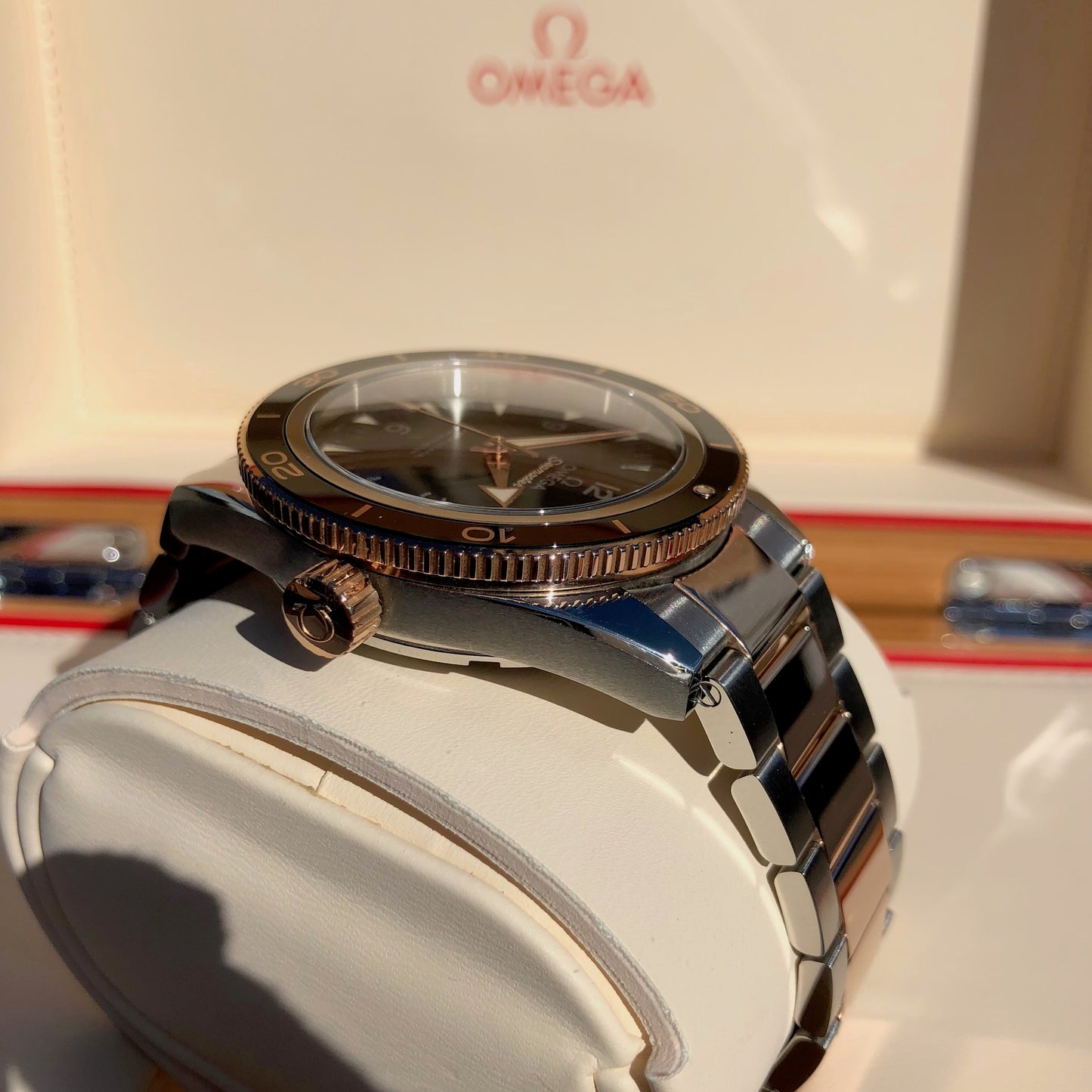 Omega Seamaster 300 Master Co-Axial 41MM 233.20.41.21.01.001 Steel Rose Gold Two Tone Wristwatch Circa 2018 - Hashtag Watch Company