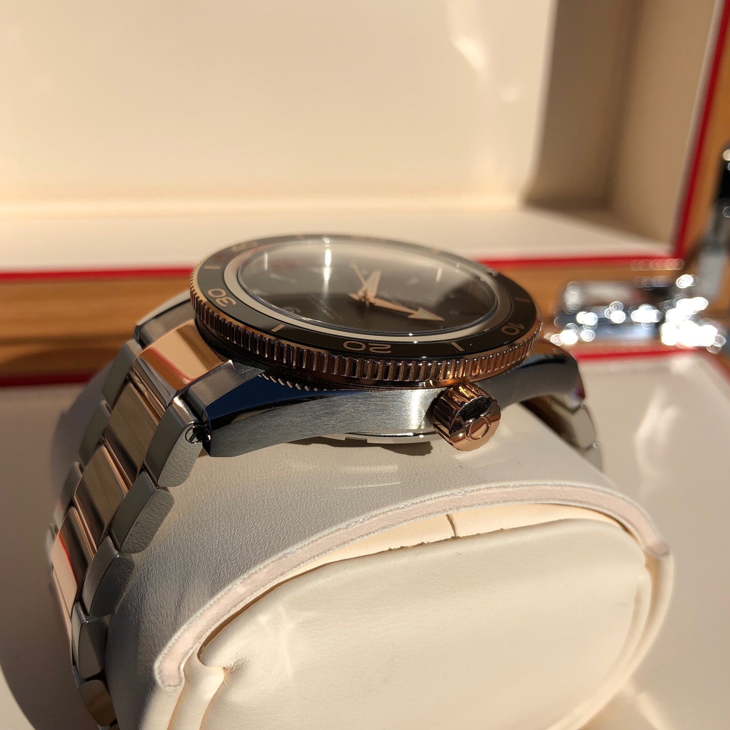 Omega Seamaster 300 Master Co-Axial 41MM 233.20.41.21.01.001 Steel Rose Gold Two Tone Wristwatch Circa 2018 - Hashtag Watch Company
