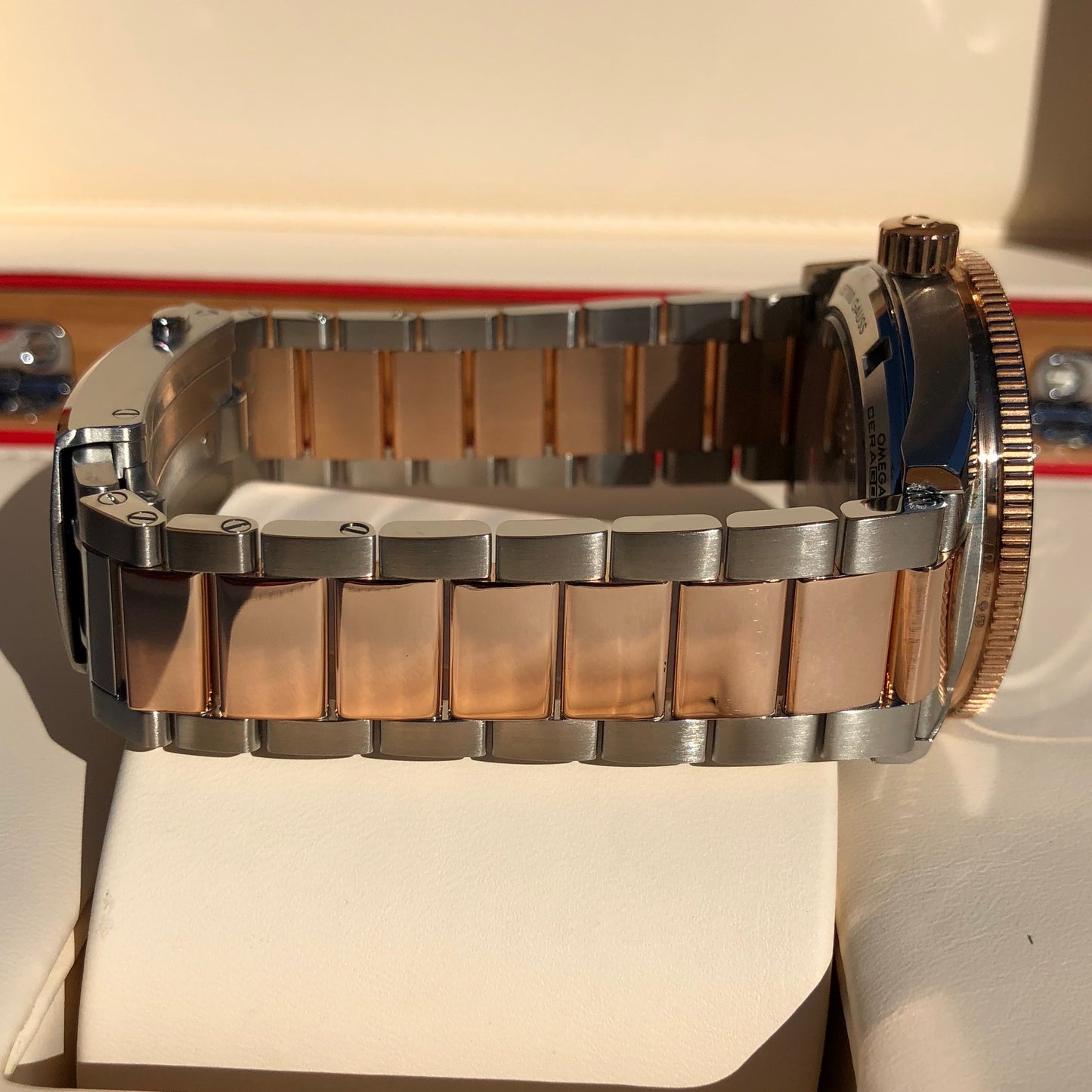 Omega Seamaster 300 Master Co-Axial 41MM 233.20.41.21.01.001 Steel Rose Gold Two Tone Wristwatch Circa 2018 - Hashtag Watch Company