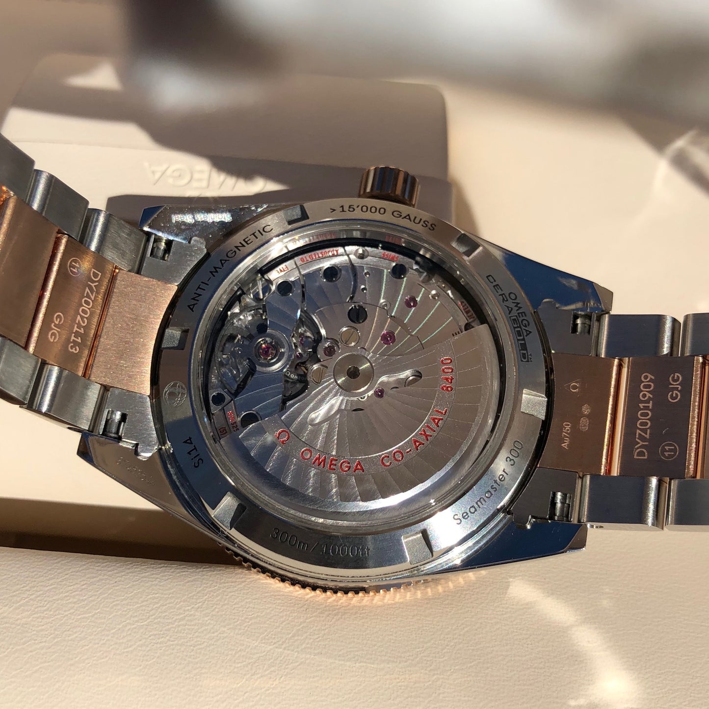 Omega Seamaster 300 Master Co-Axial 41MM 233.20.41.21.01.001 Steel Rose Gold Two Tone Wristwatch Circa 2018 - Hashtag Watch Company