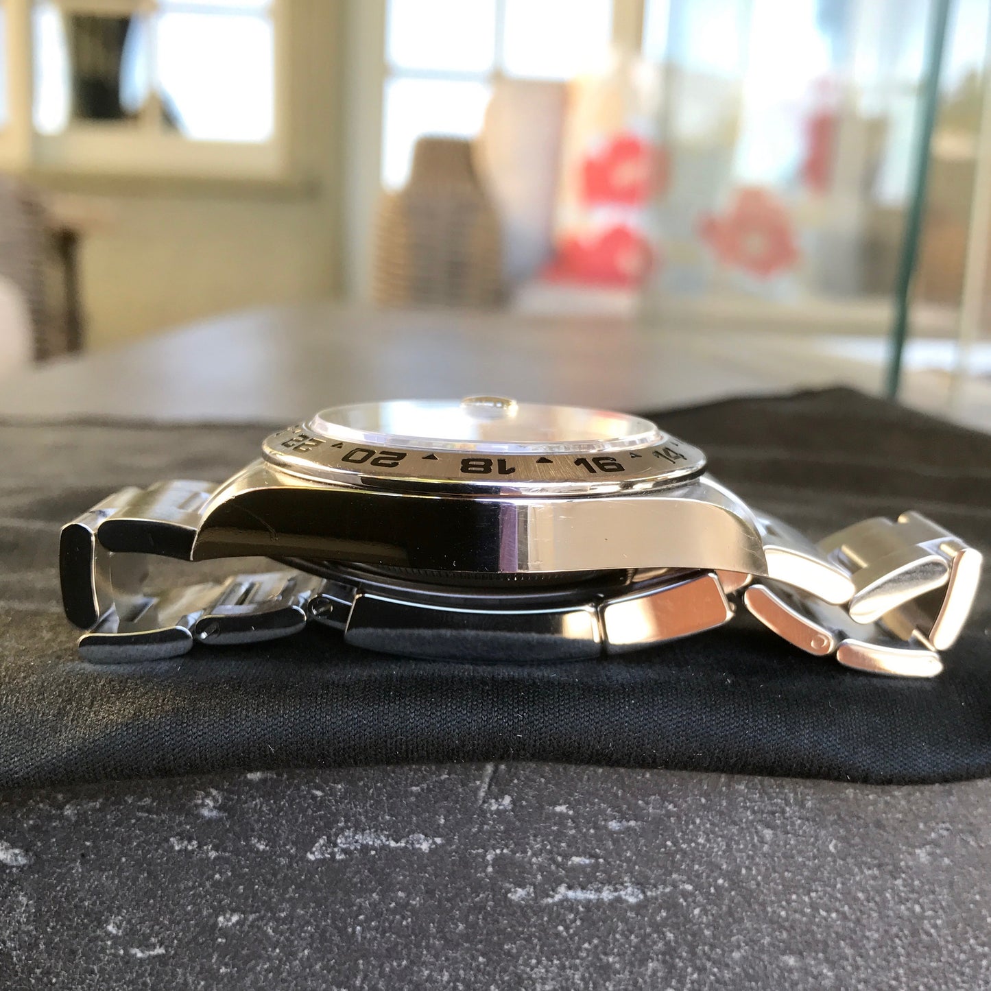 Rolex Explorer II 216570 Stainless Steel GMT Oyster Black Wristwatch Box Papers - Hashtag Watch Company