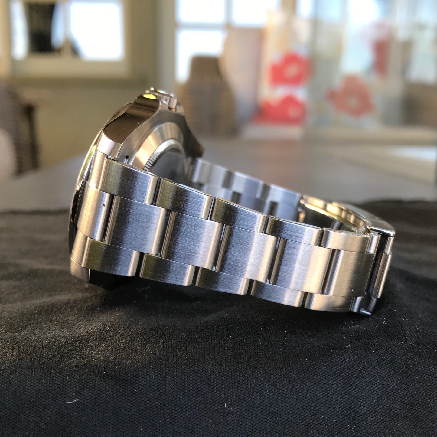 Rolex Explorer II 216570 Stainless Steel GMT Oyster Black Wristwatch Box Papers - Hashtag Watch Company