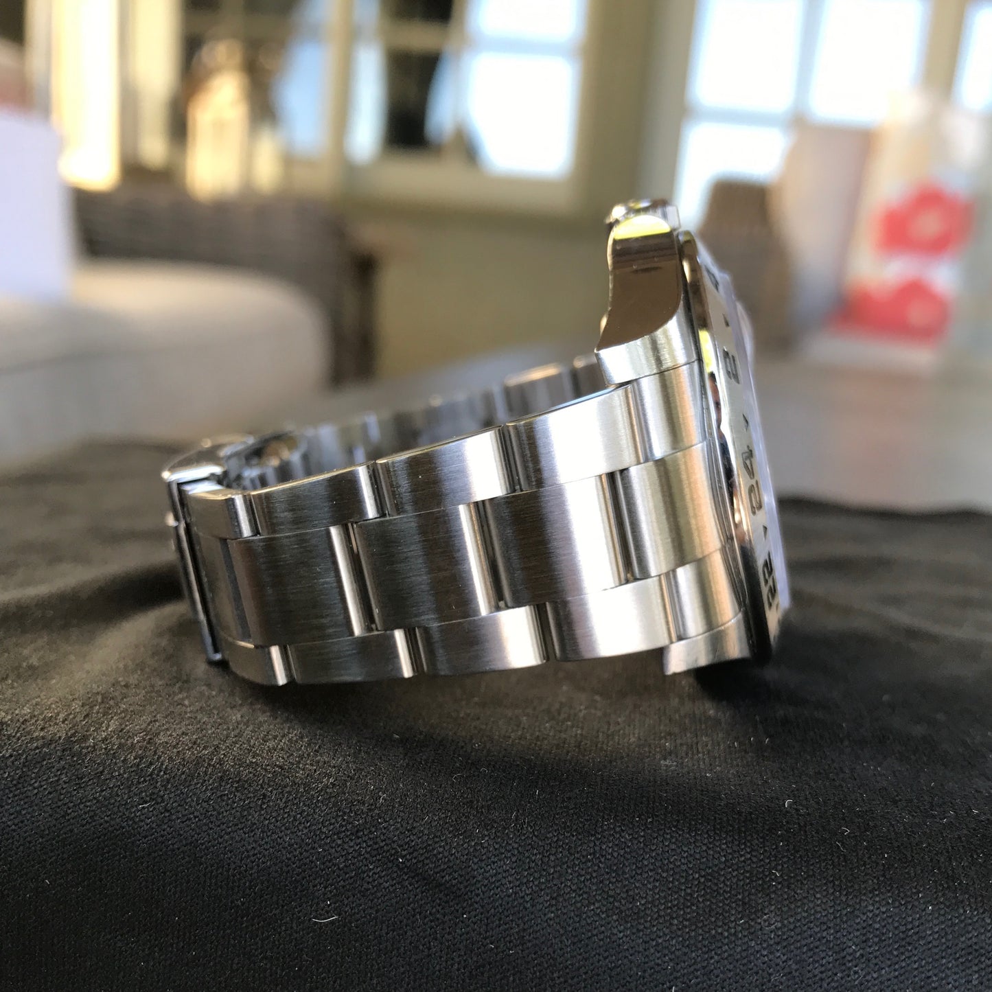 Rolex Explorer II 216570 Stainless Steel GMT Oyster Black Wristwatch Box Papers - Hashtag Watch Company