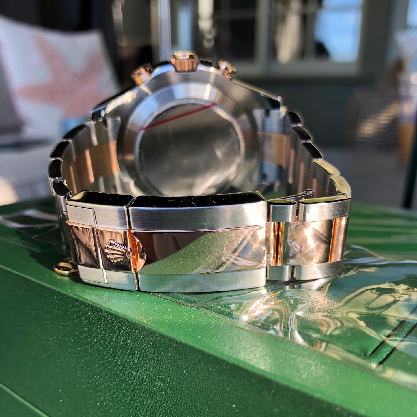 Rolex Yachtmaster II 116681 Oyster Perpetual Two Tone Steel Rose Gold Ceramic 44mm Wristwatch - Hashtag Watch Company
