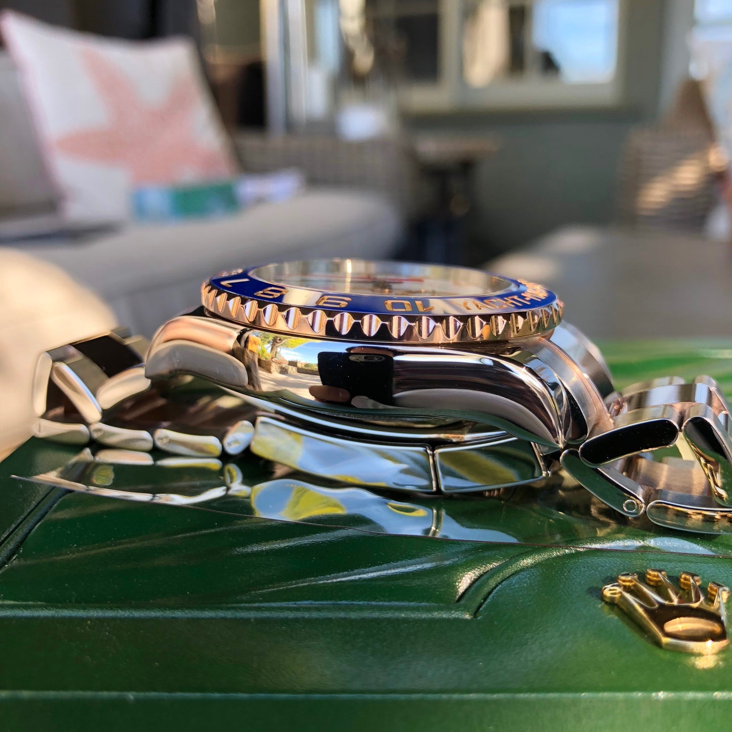 Rolex Yachtmaster II 116681 Oyster Perpetual Two Tone Steel Rose Gold Ceramic 44mm Wristwatch - Hashtag Watch Company
