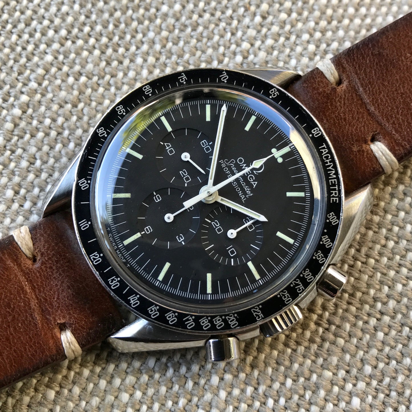 Vintage Omega Speedmaster 145022 ST Steel Chronograph CRS Caliber 861 Manual Wristwatch - Hashtag Watch Company