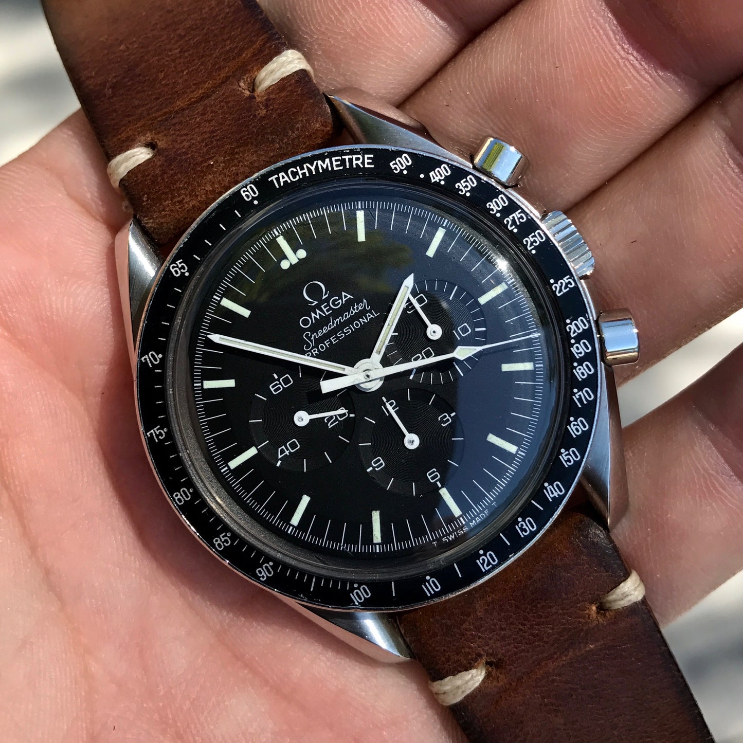 Vintage Omega Speedmaster 145022 ST Steel Chronograph CRS Caliber 861 Manual Wristwatch - Hashtag Watch Company