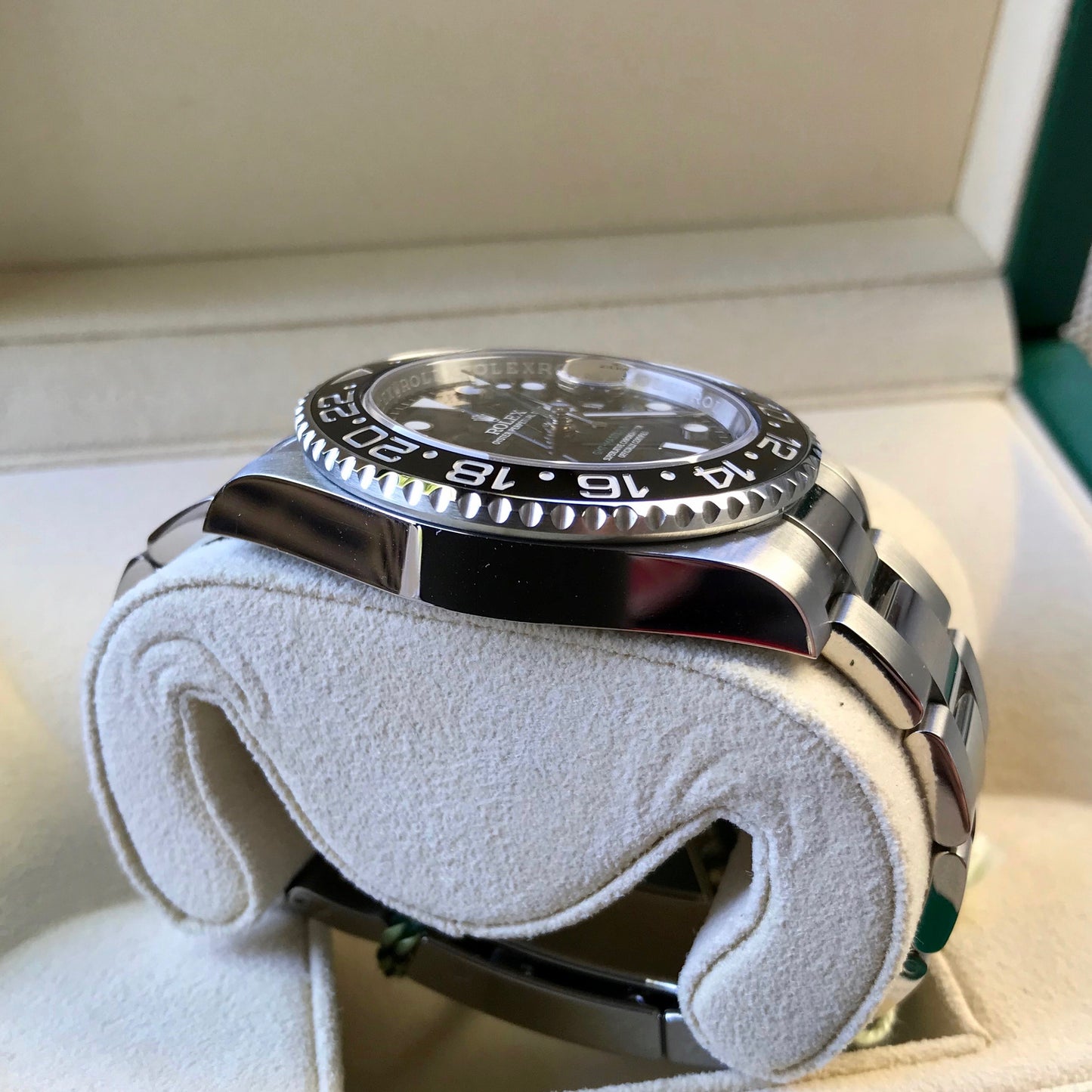 Rolex GMT Master II 116710 Ceramic Steel Automatic Scrambled Serial Watch Box Papers - Hashtag Watch Company