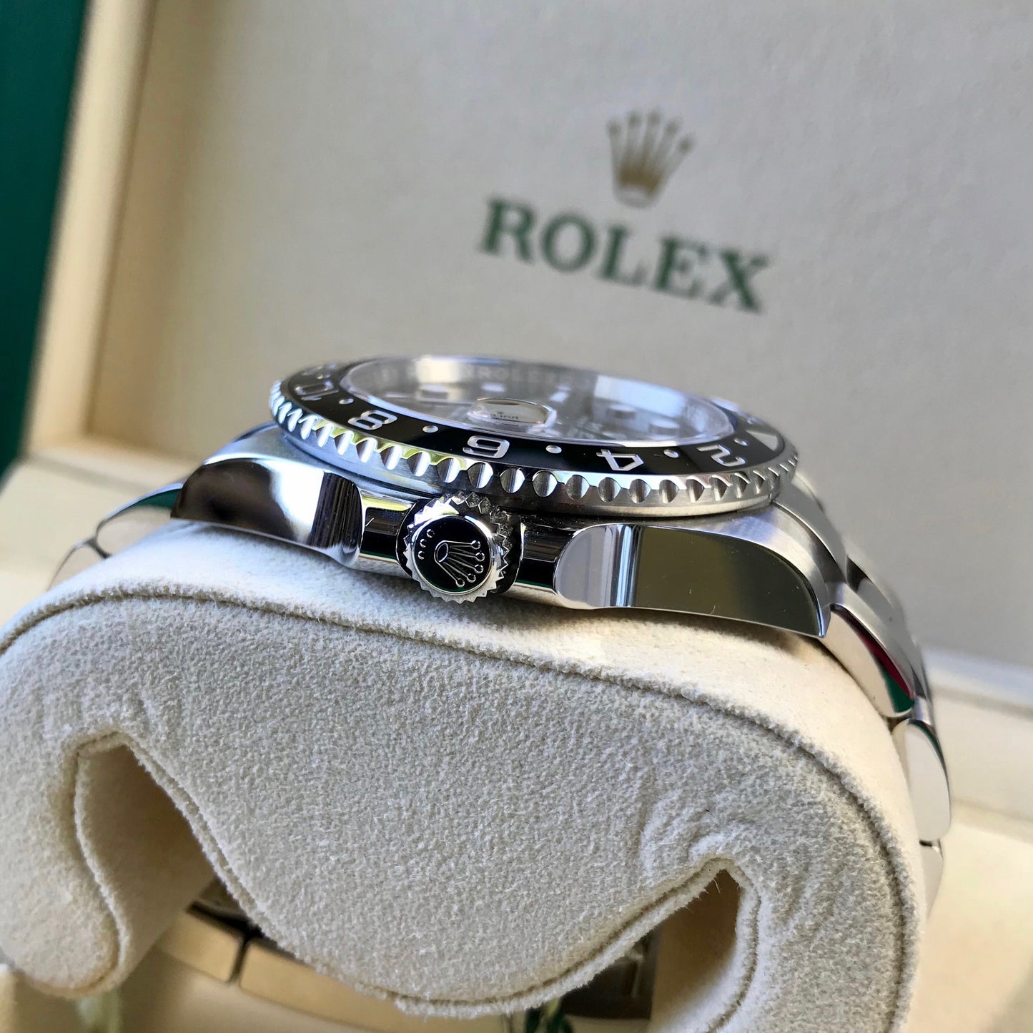 Rolex GMT Master II 116710 Ceramic Steel Automatic Scrambled Serial Watch Box Papers - Hashtag Watch Company