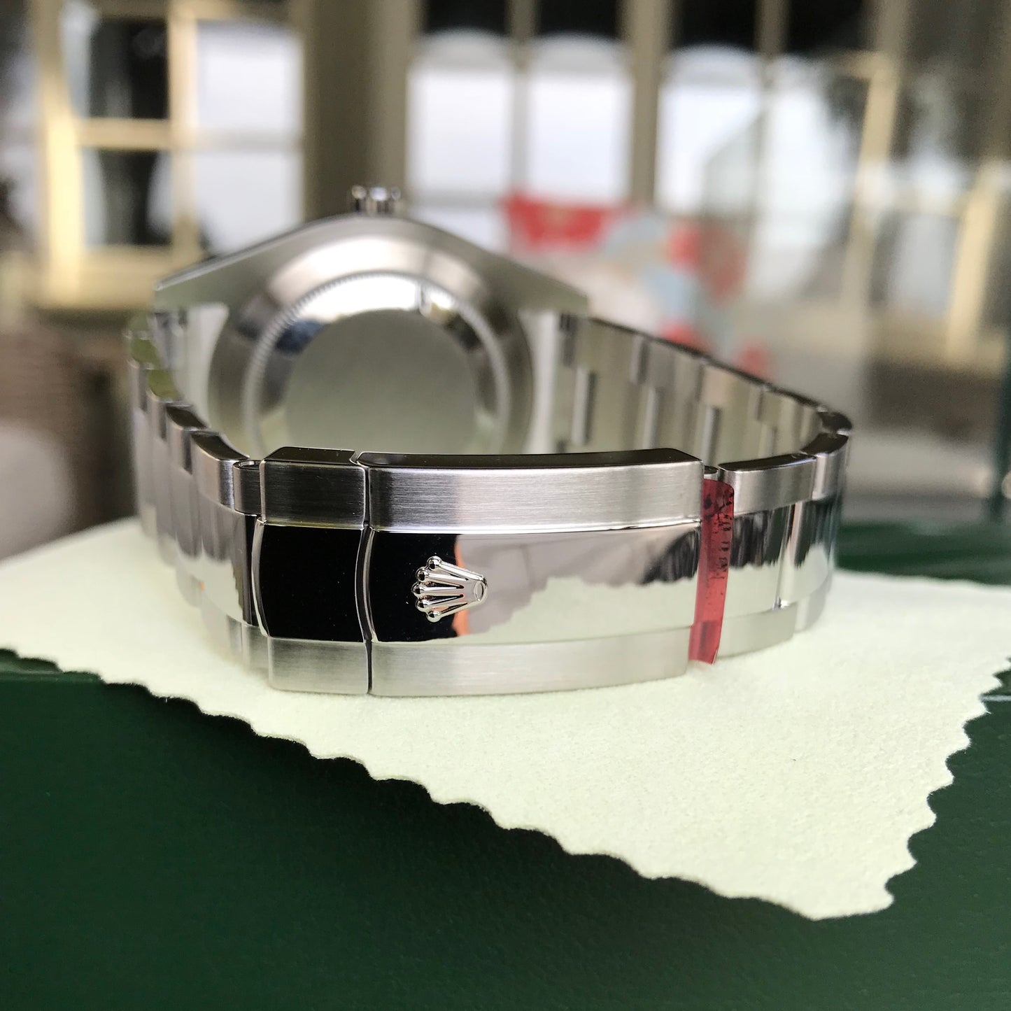 Rolex Datejust II 116300 White Stick 41mm Oyster Automatic Wristwatch Box Papers - Hashtag Watch Company