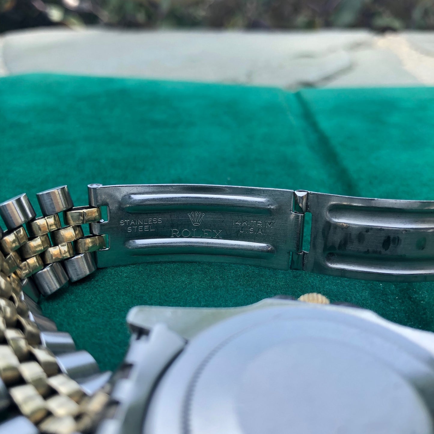 Vintage Rolex GMT MASTER 1675 Black Tiger Eye Nipple Jubilee Bracelet Wristwatch Circa 1978 - Hashtag Watch Company
