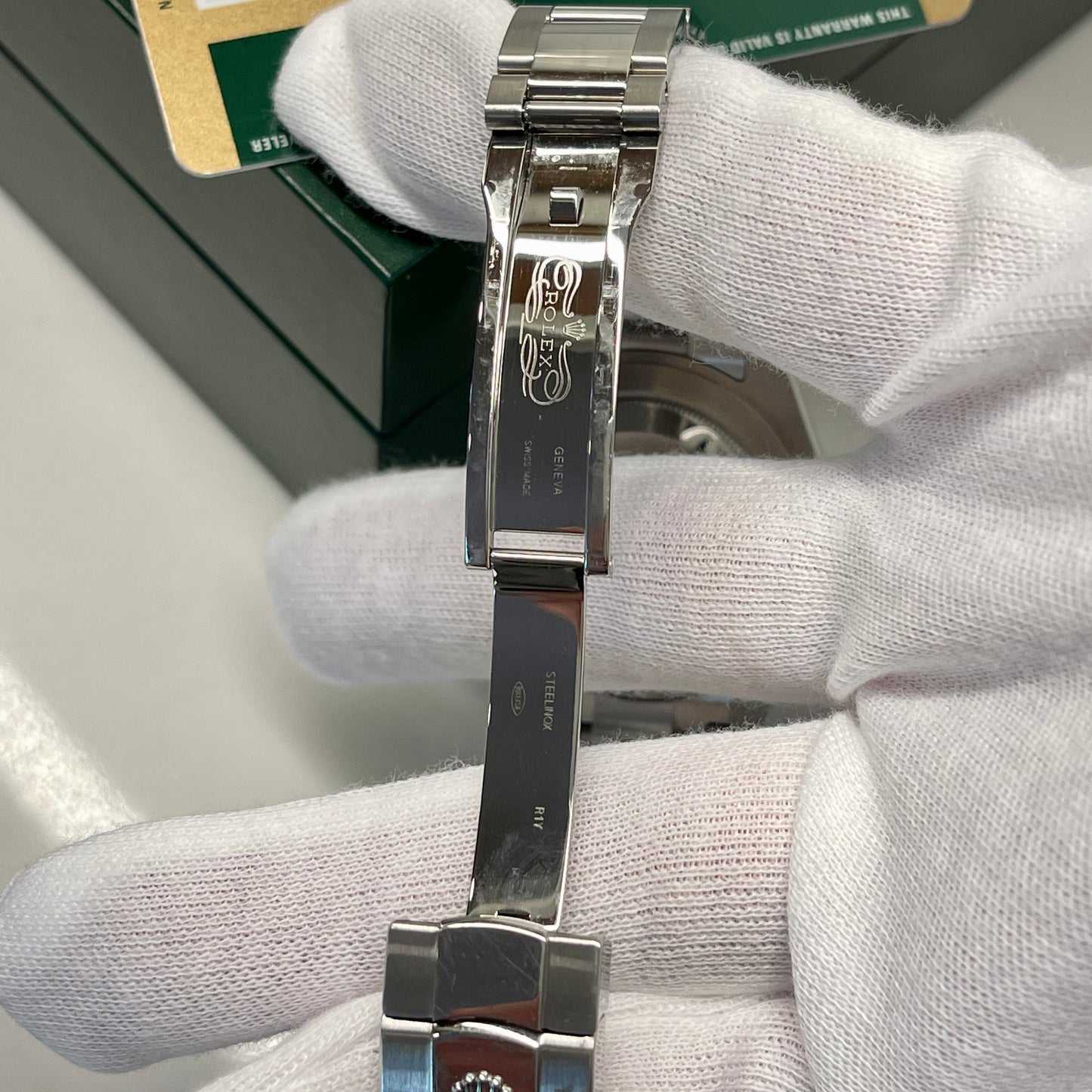 2014 Rolex Datejust II 116334 Rhodium Arabic Fluted 18K Steel Oyster 41mm Wristwatch Box Papers - Hashtag Watch Company