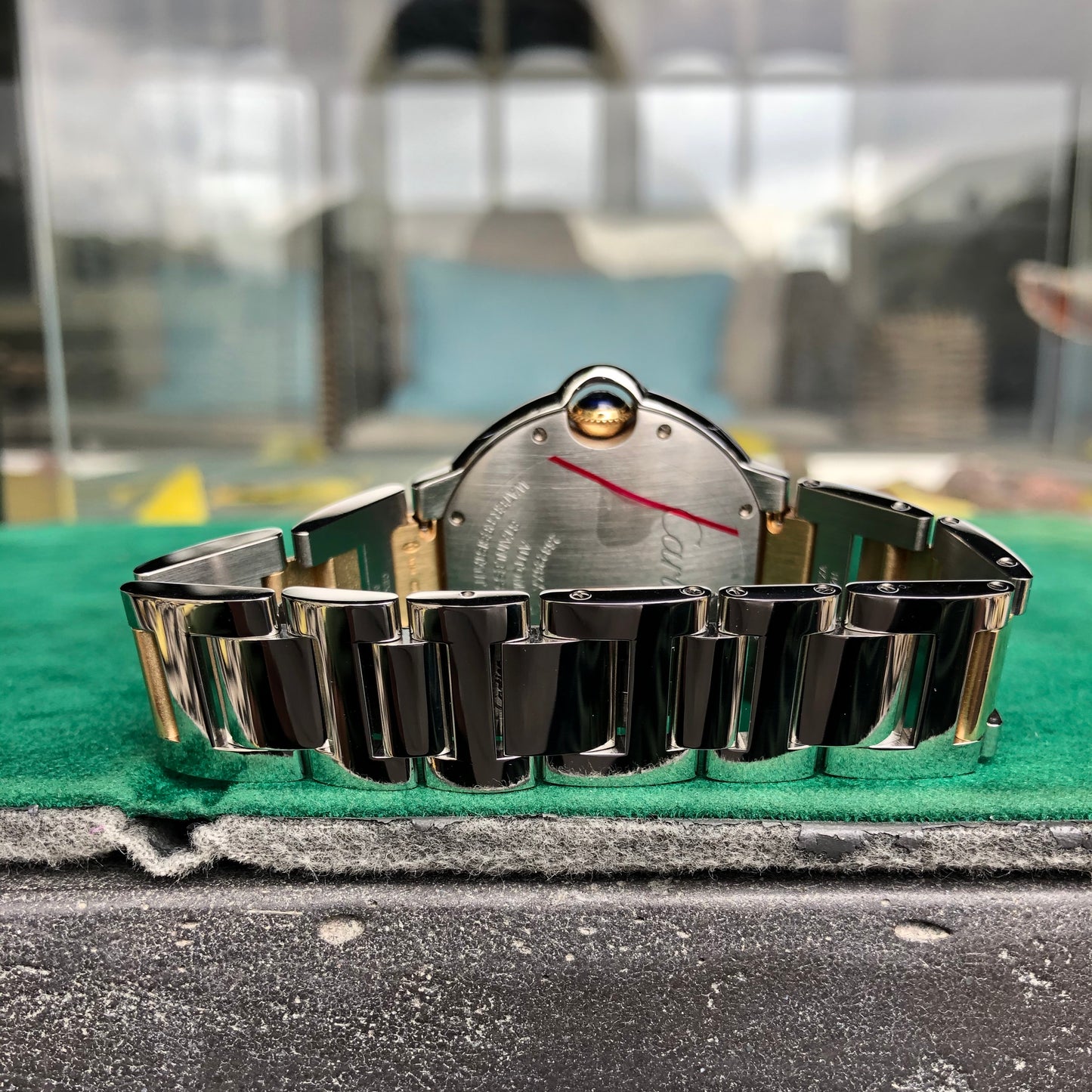 Cartier Ballon Bleu W2BB0012 Two Tone 18K Gold Steel Automatic Silver Roman Wristwatch Box Papers - Hashtag Watch Company