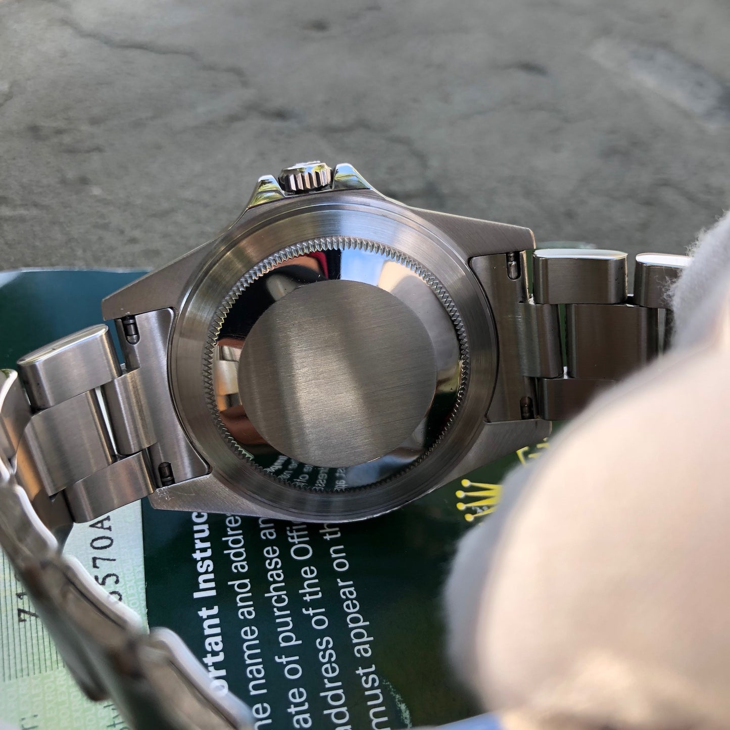 Rolex Explorer II 16570 Black Stainless Steel GMT Oyster Z Serial Wristwatch Box & Papers Circa 2006 - Hashtag Watch Company