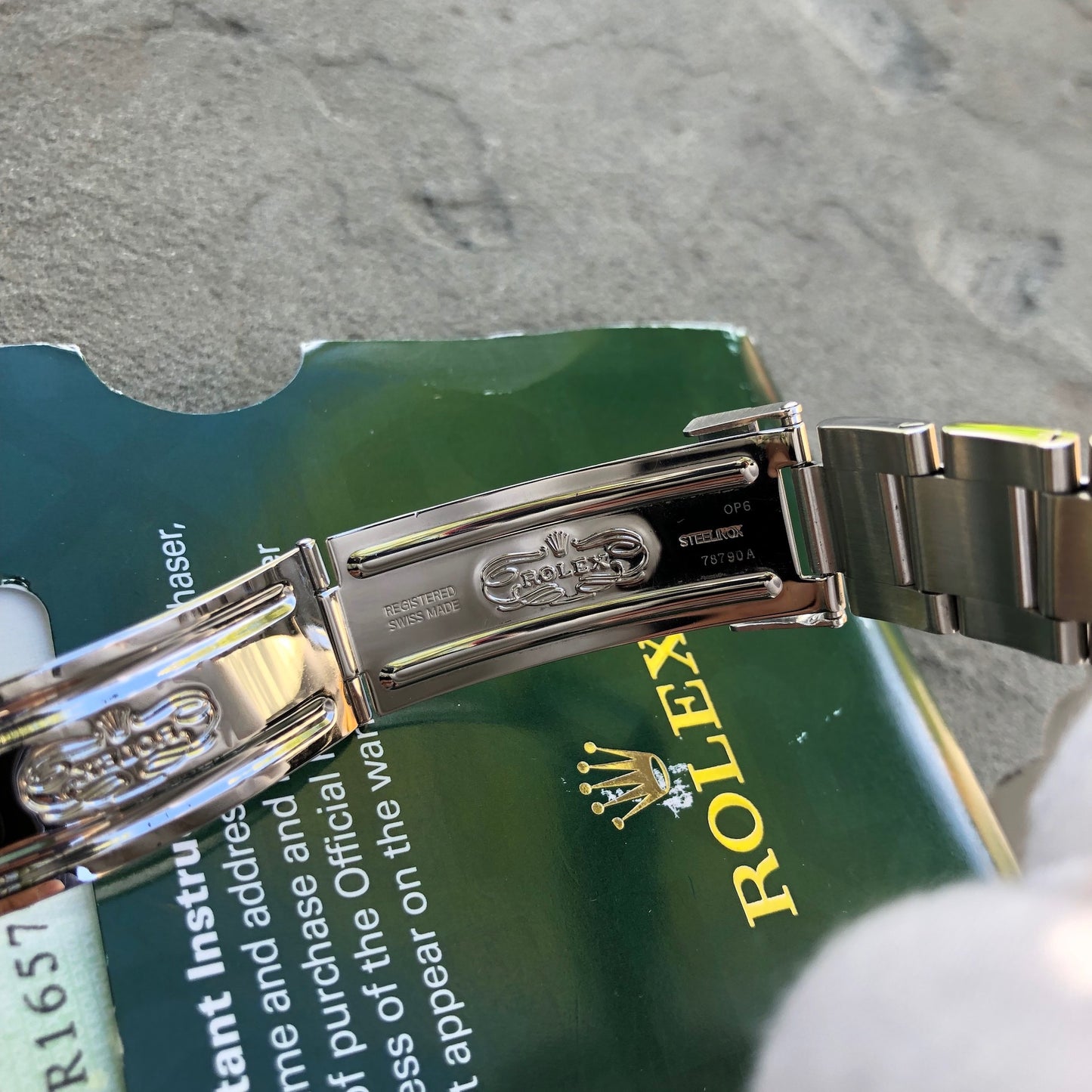 Rolex Explorer II 16570 Black Stainless Steel GMT Oyster Z Serial Wristwatch Box & Papers Circa 2006 - Hashtag Watch Company