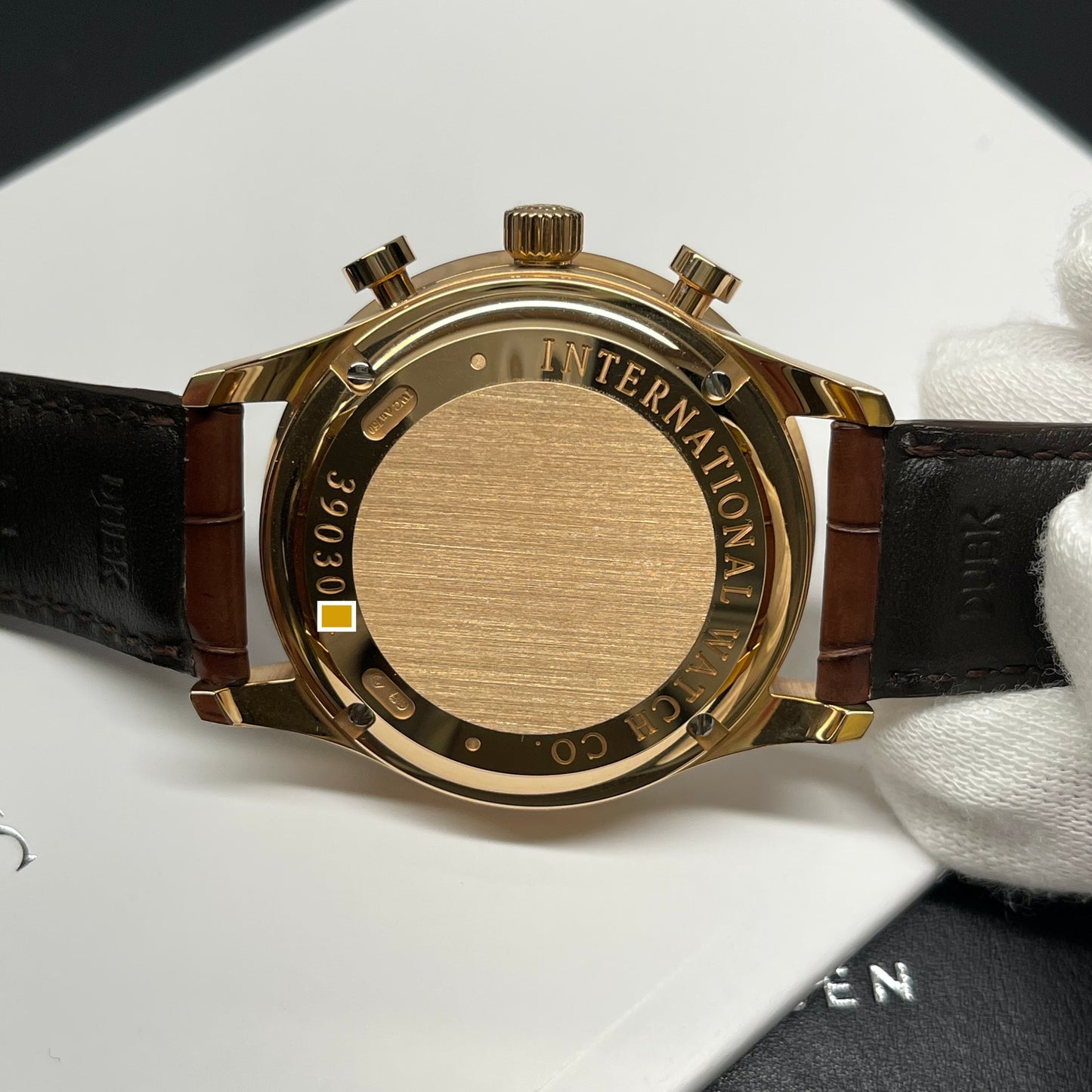 2020 IWC Portugieser IW371480 18K Rose Gold Automatic Chronograph Wristwatch Box Papers - Hashtag Watch Company
