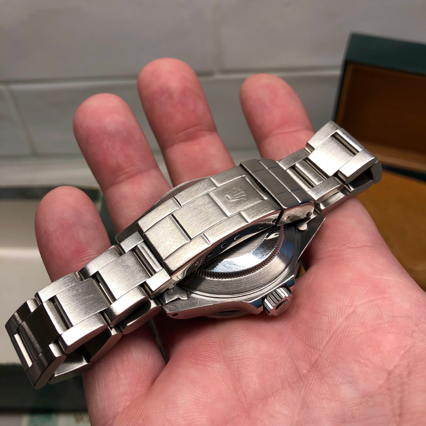 1995 Rolex 16610 Submariner Date Tritium Steel Wristwatch with Box and Papers - Hashtag Watch Company