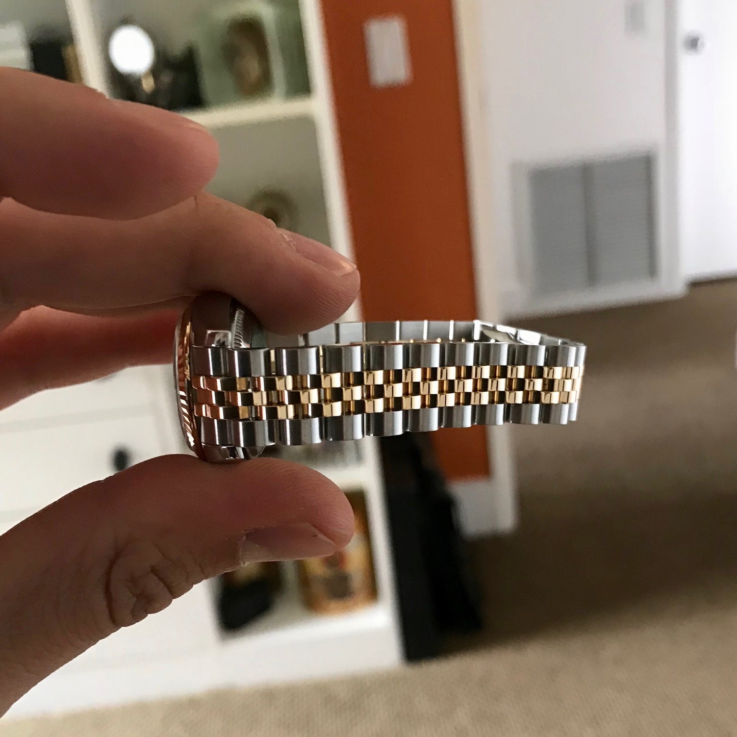 Rolex Datejust 179173 Jadeite Blue Diamond Dial Ladies Jubilee Two Tone Automatic Wristwatch Box & Papers - Hashtag Watch Company