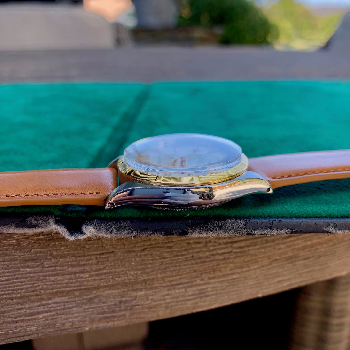 Vintage Rolex Oyster Perpetual 6285 Two Tone Stainless Steel Gold Silver Automatic Wristwatch Circa 1958 - Hashtag Watch Company