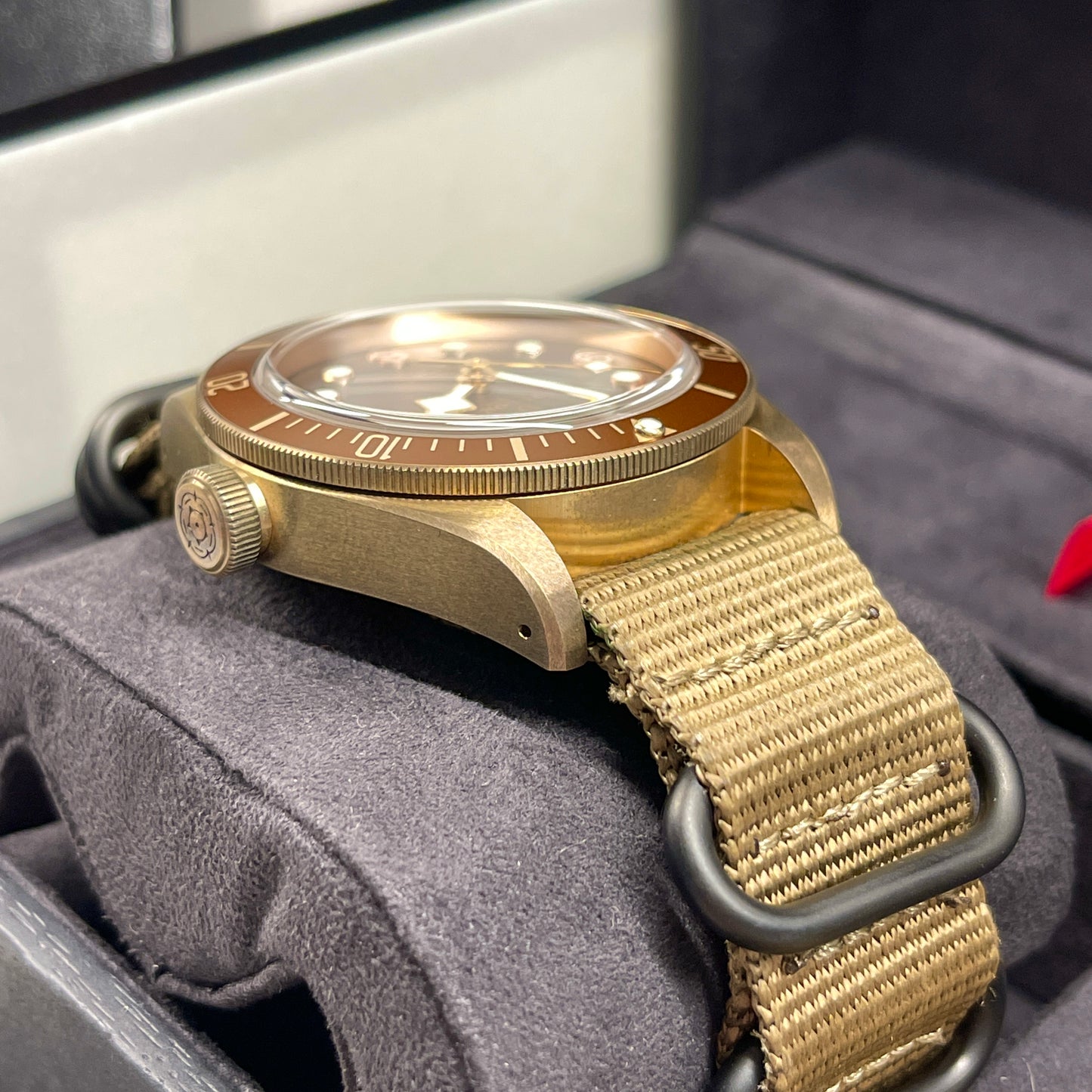 2019 Tudor Heritage Black Bay Bronze 79250BM Tobacco Brown Automatic Wristwatch Box Papers - Hashtag Watch Company