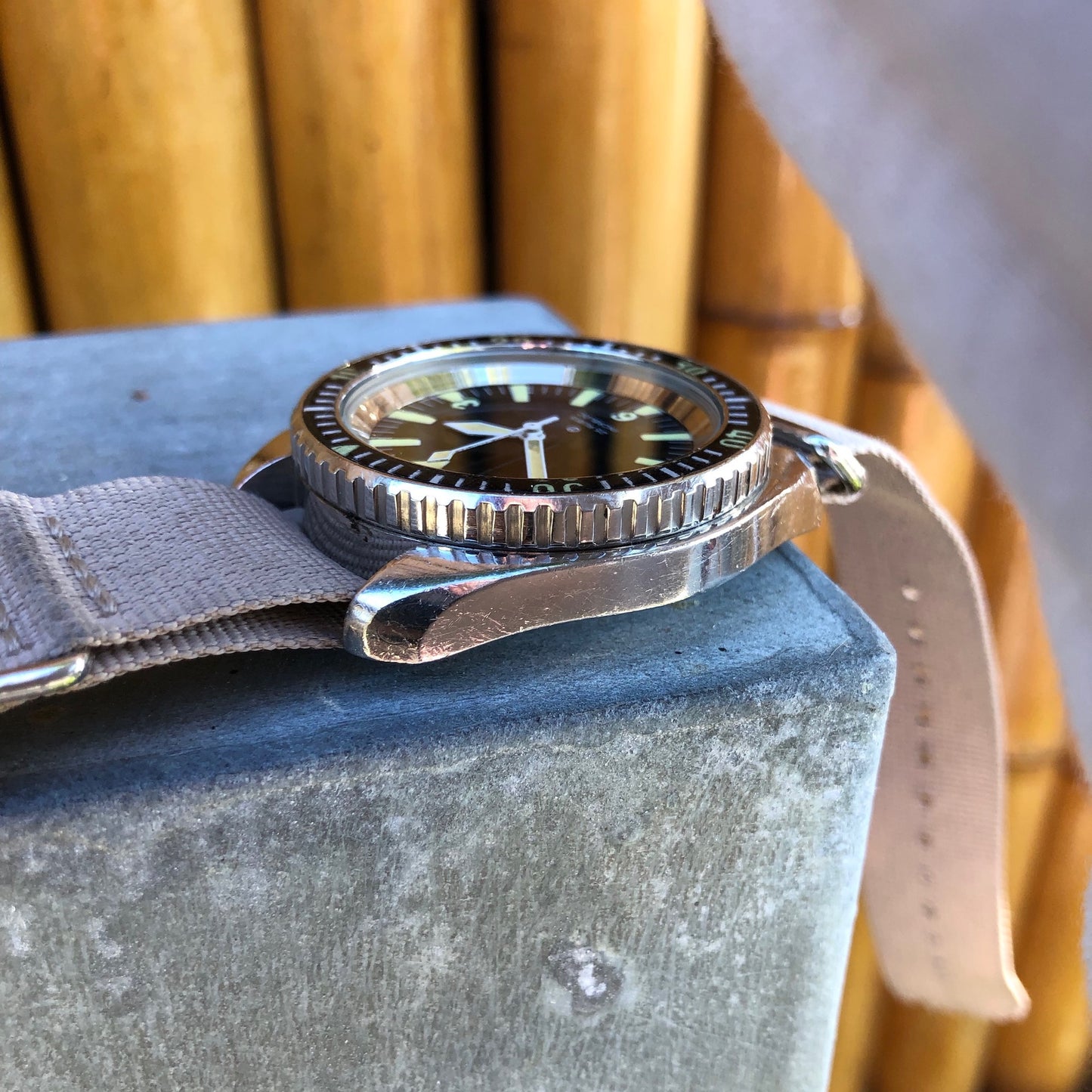 Vintage CWC Cabot Watch Company Royal Navy Sterile Milsub Divers Wristwatch Circa 1980 - Hashtag Watch Company