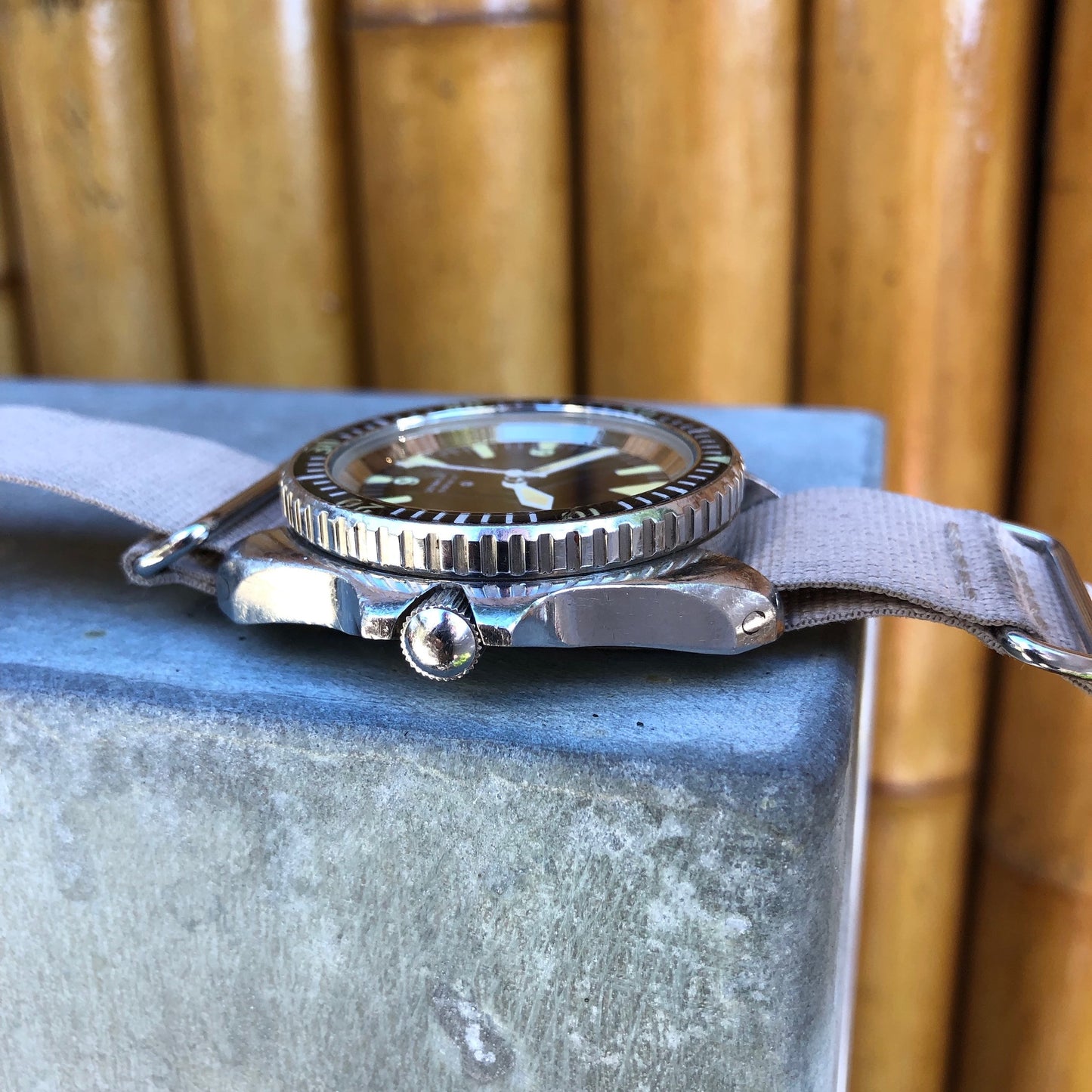 Vintage CWC Cabot Watch Company Royal Navy Sterile Milsub Divers Wristwatch Circa 1980 - Hashtag Watch Company