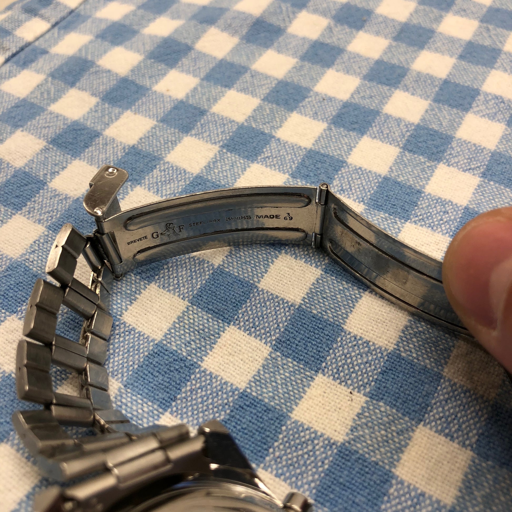 Vintage Zenith El Primero Cover Girl A3818 Steel Chronograph Automatic Gay Freres Wristwatch - Hashtag Watch Company