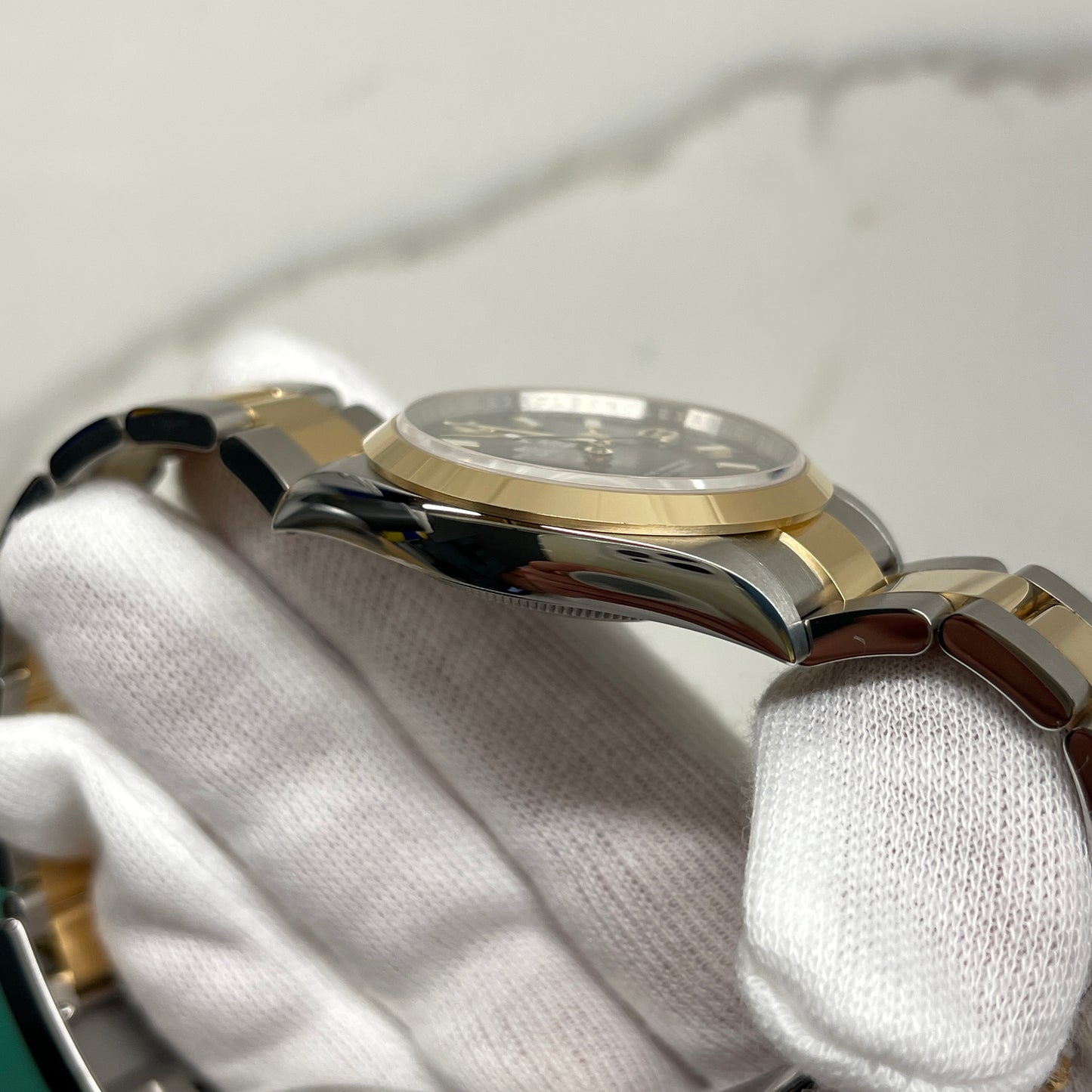 2021 Rolex Explorer 124273 Two Tone Steel Rolesor Gold Oyster Perpetual Steel Wristwatch Box Papers - Hashtag Watch Company