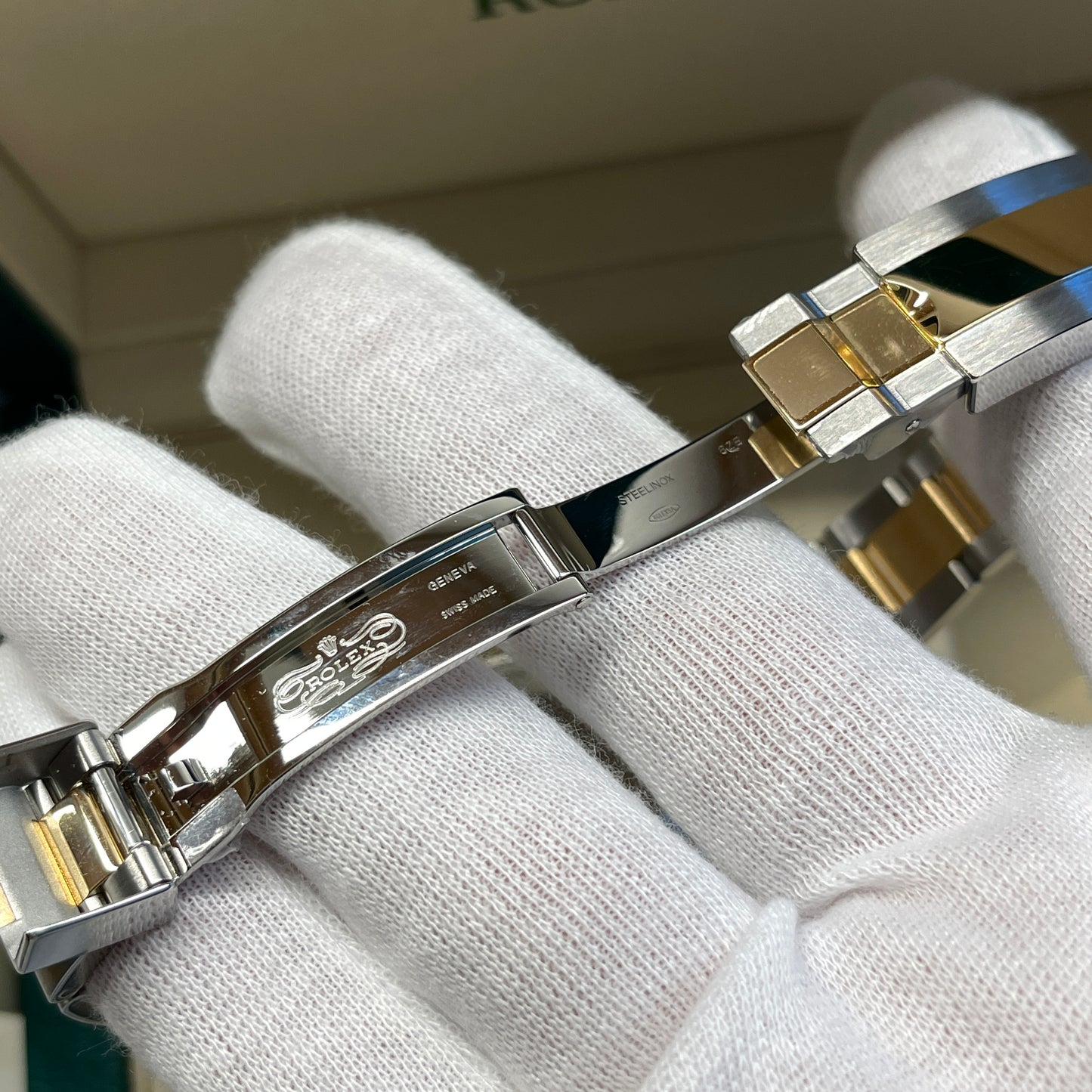 2021 Rolex Explorer 124273 Two Tone Steel Rolesor Gold Oyster Perpetual Steel Wristwatch Box Papers - Hashtag Watch Company