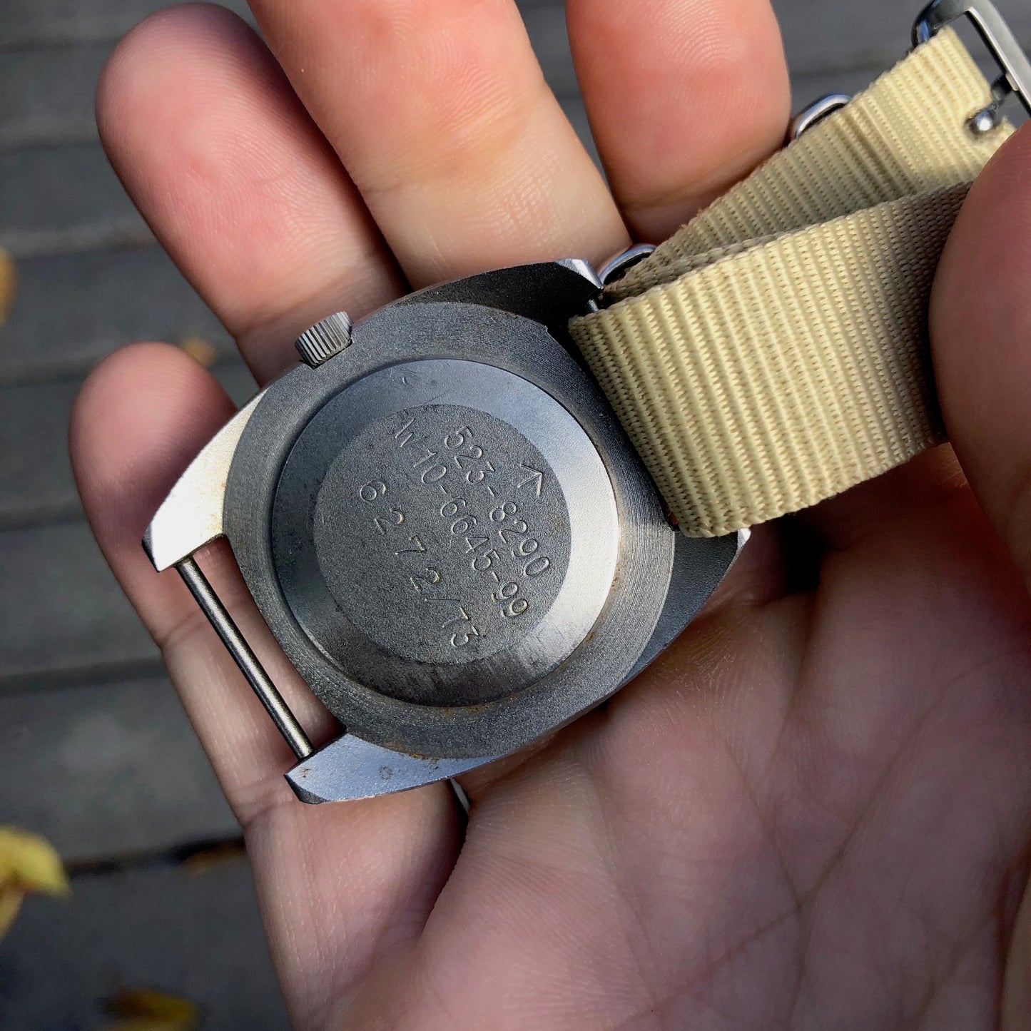 Vintage Hamilton W10 Military Steel Caliber 2750 Manual Wind Wristwatch Circa 1973 - Hashtag Watch Company