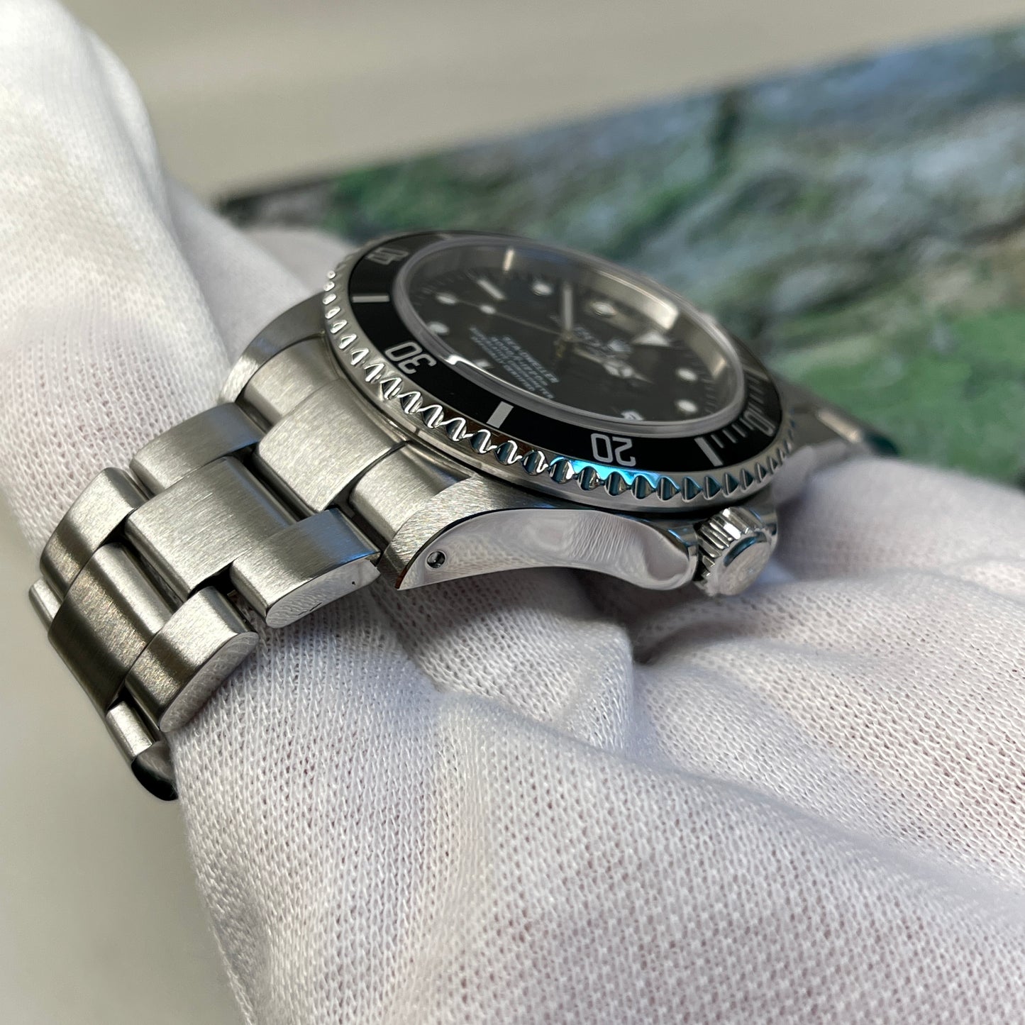 1999 Rolex Sea Dweller 16600 Swiss Only Stainless Steel Oyster Automatic Wristwatch Box Papers - Hashtag Watch Company
