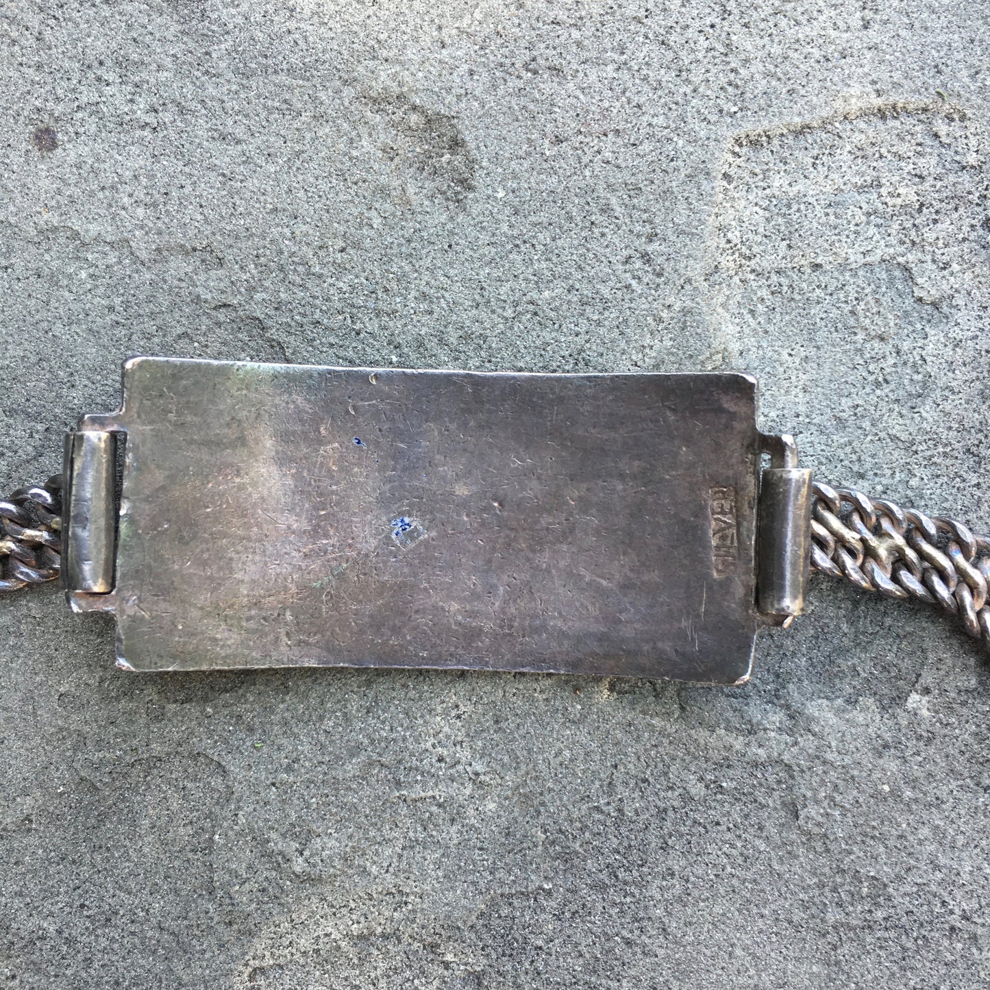 Vintage WW II Original CBI China Burma Inda Theatre Sterling Silver Bracelet - Hashtag Watch Company