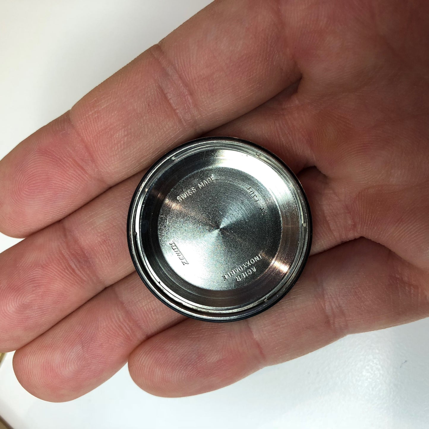 Vintage Zenith El Primero Cover Girl A3818 Steel Chronograph Automatic Gay Freres Wristwatch - Hashtag Watch Company