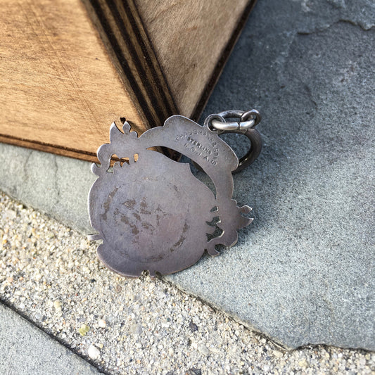 Vintage Antique Sterling Silver 25th Anniversary Royal Arch Pendant Circa 1904 - Hashtag Watch Company
