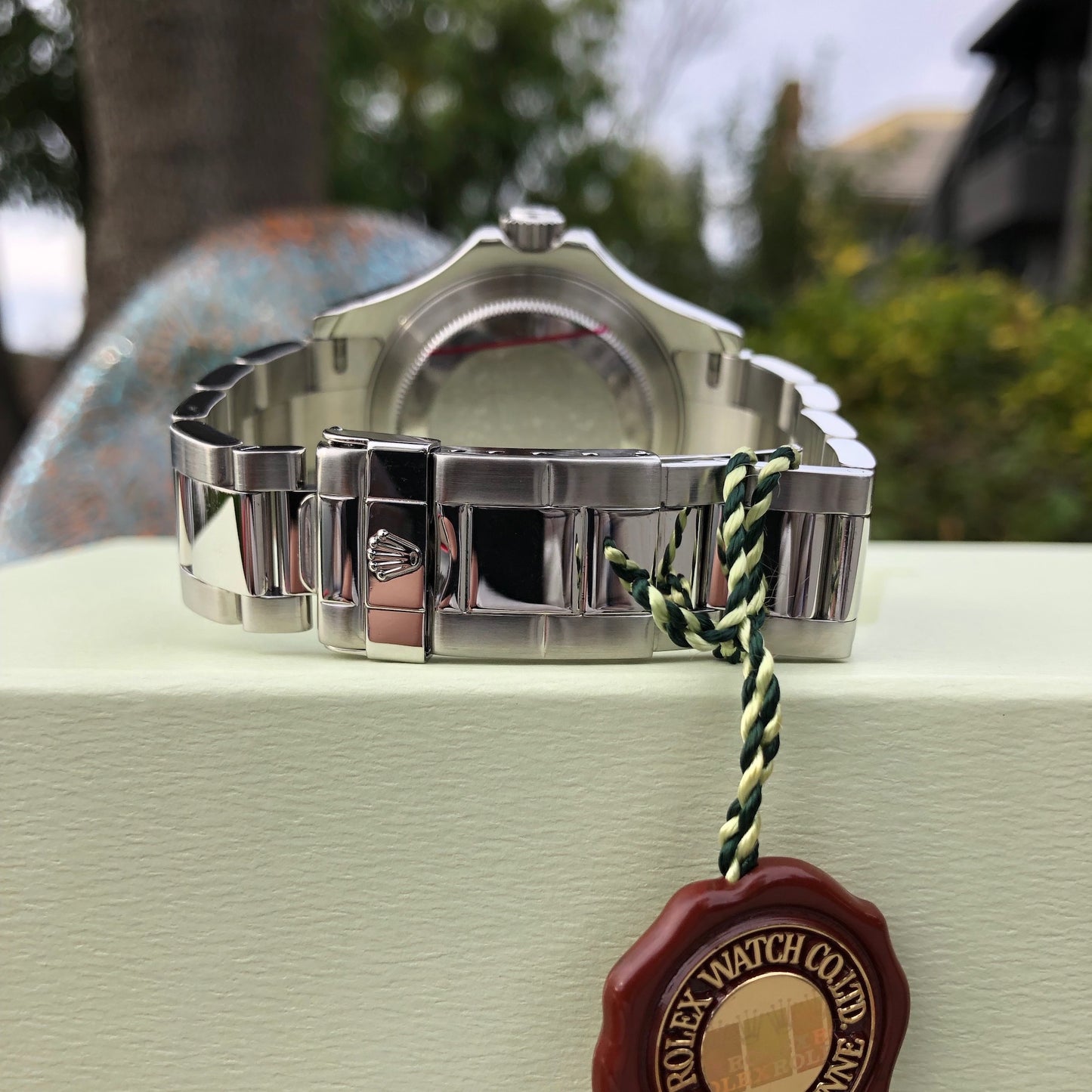 Rolex Yachtmaster 16622 Platinum 40mm Steel Oyster Z Serial Wristwatch Box & Papers Circa 2006 - Hashtag Watch Company