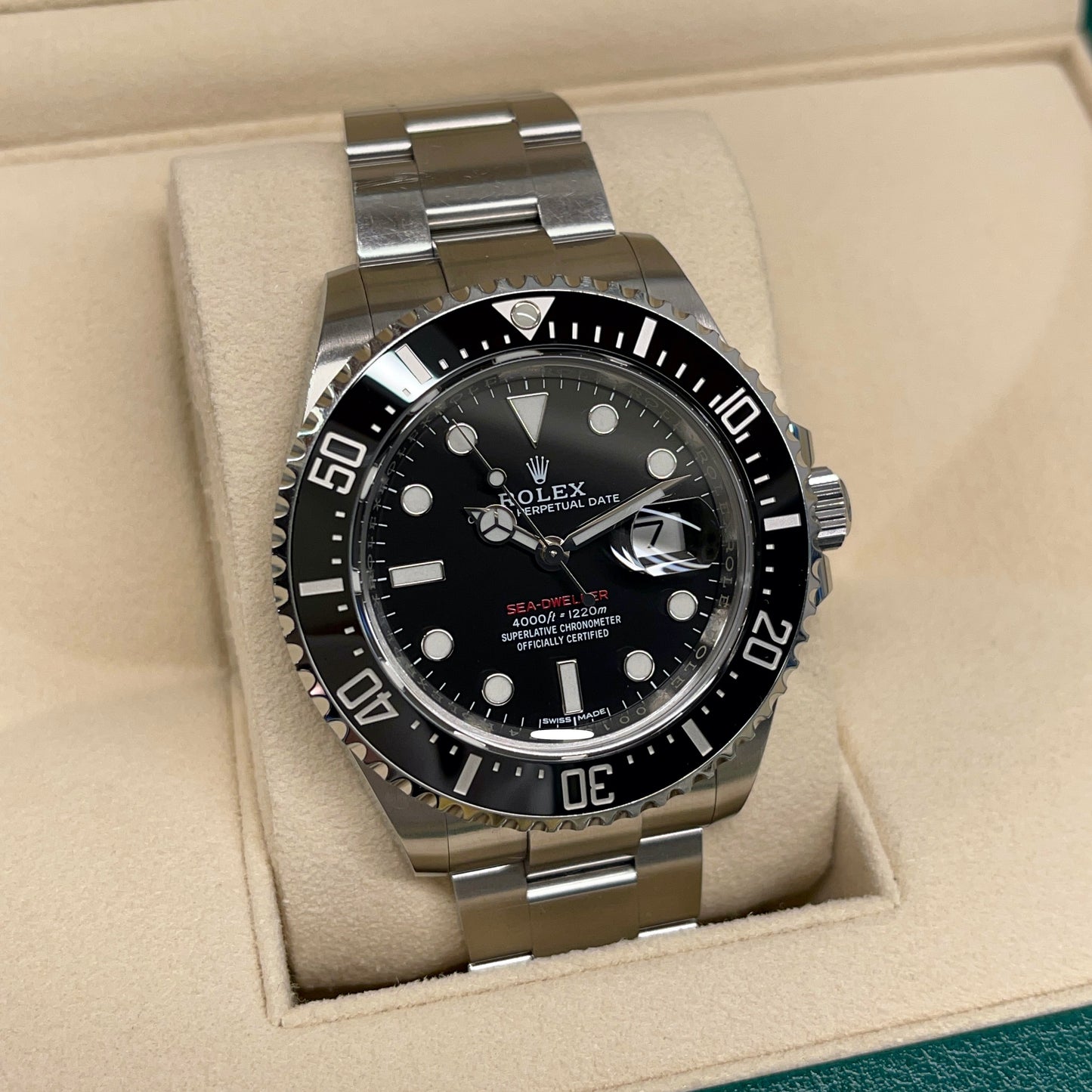 2018 Rolex Red Sea Dweller 126600 Mk 1 Stainless Steel Oyster 50th Anniversary Box Papers - Hashtag Watch Company