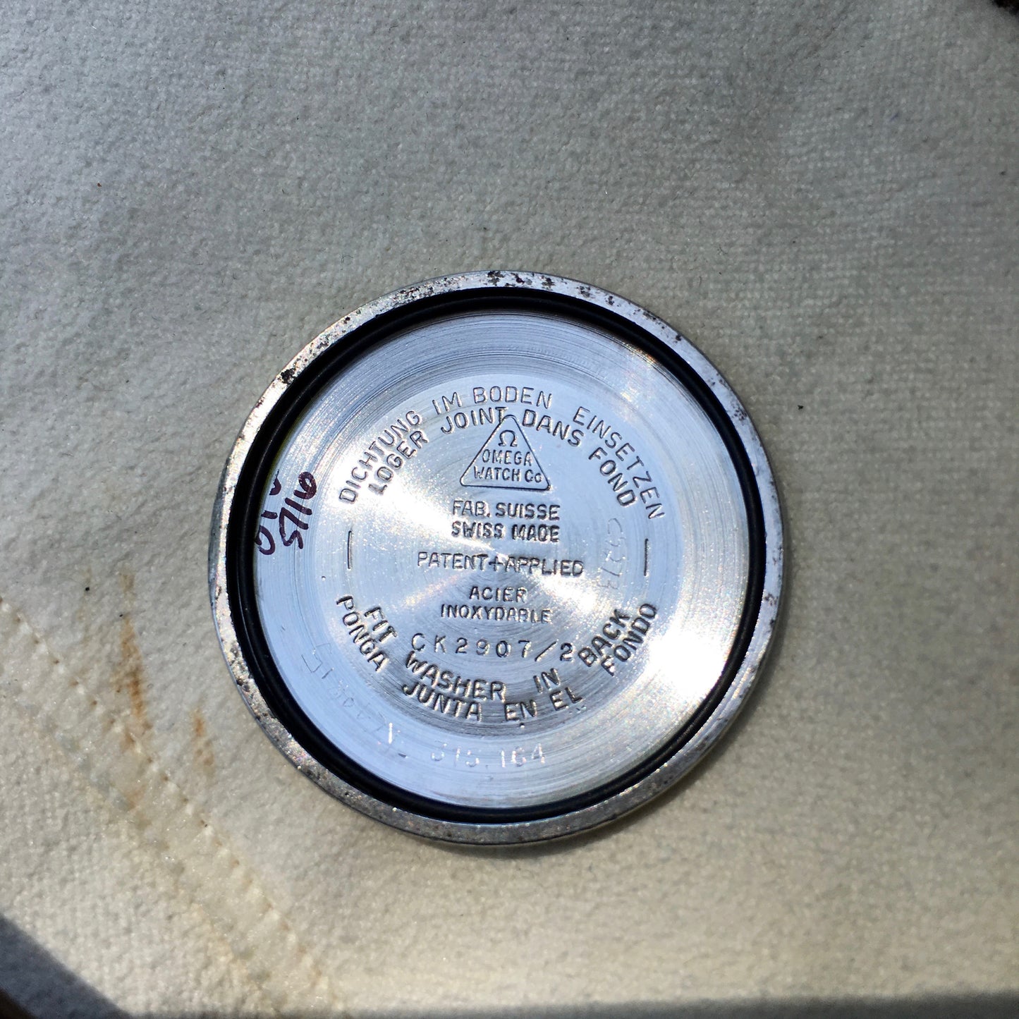 Vintage Omega Seamaster 321 CK2907/2 Waterproof Steel Chronograph 1950's Watch - Hashtag Watch Company