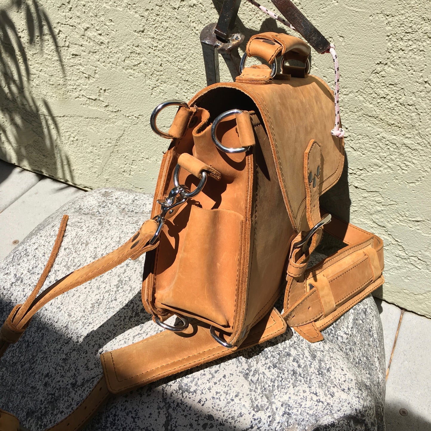 Saddleback Leather Company Tan Leather Tobacco Small Shoulder Bag - Hashtag Watch Company