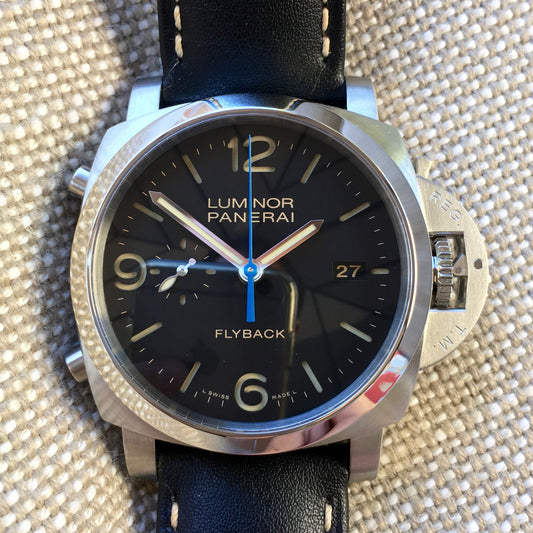 Panerai Luminor Flyback PAM 524 1950 3 Days Chronograph Automatic Watch - Hashtag Watch Company