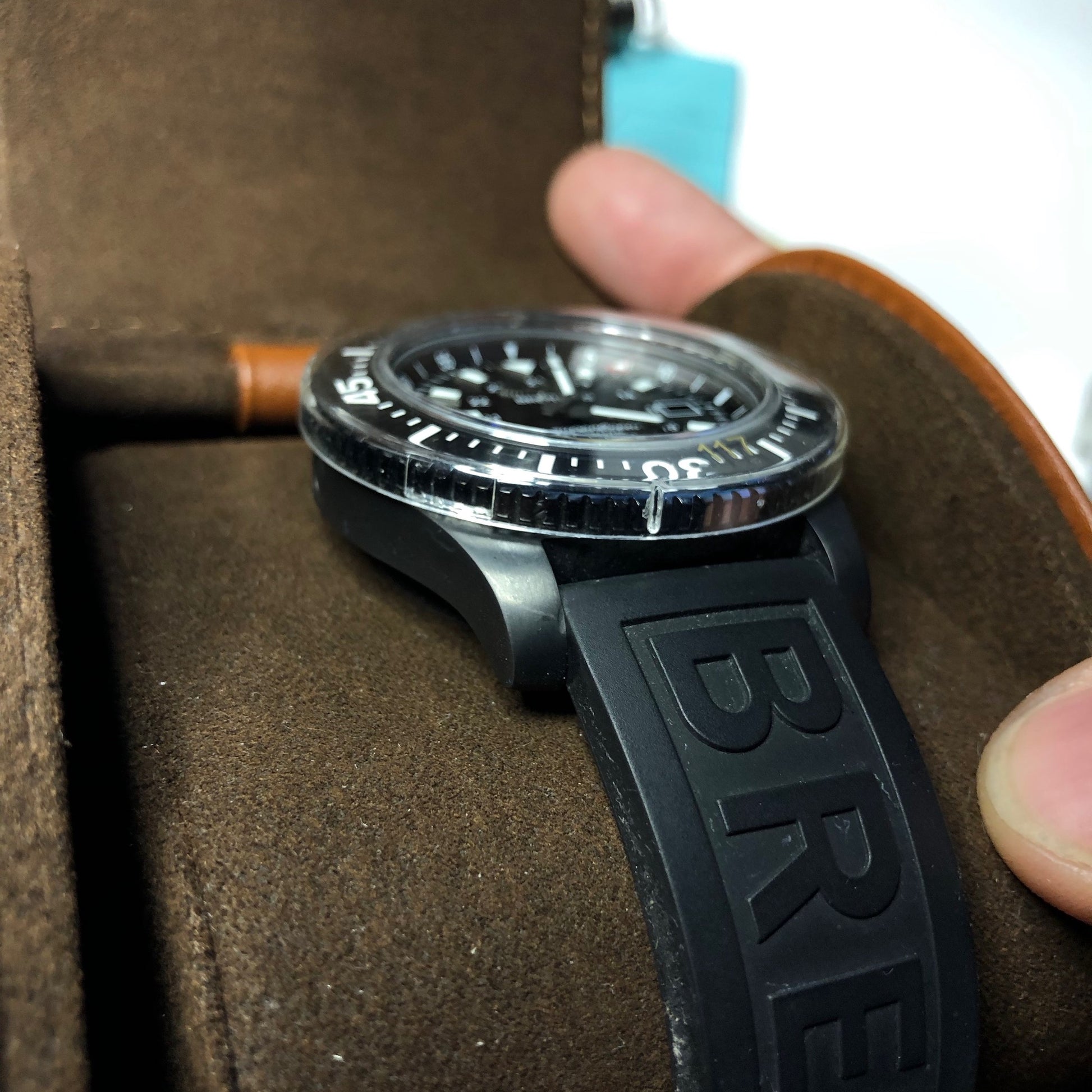 Breitling Superocean 44 Special M1739313 Black Steel Automatic Wristwatch Box Papers - Hashtag Watch Company