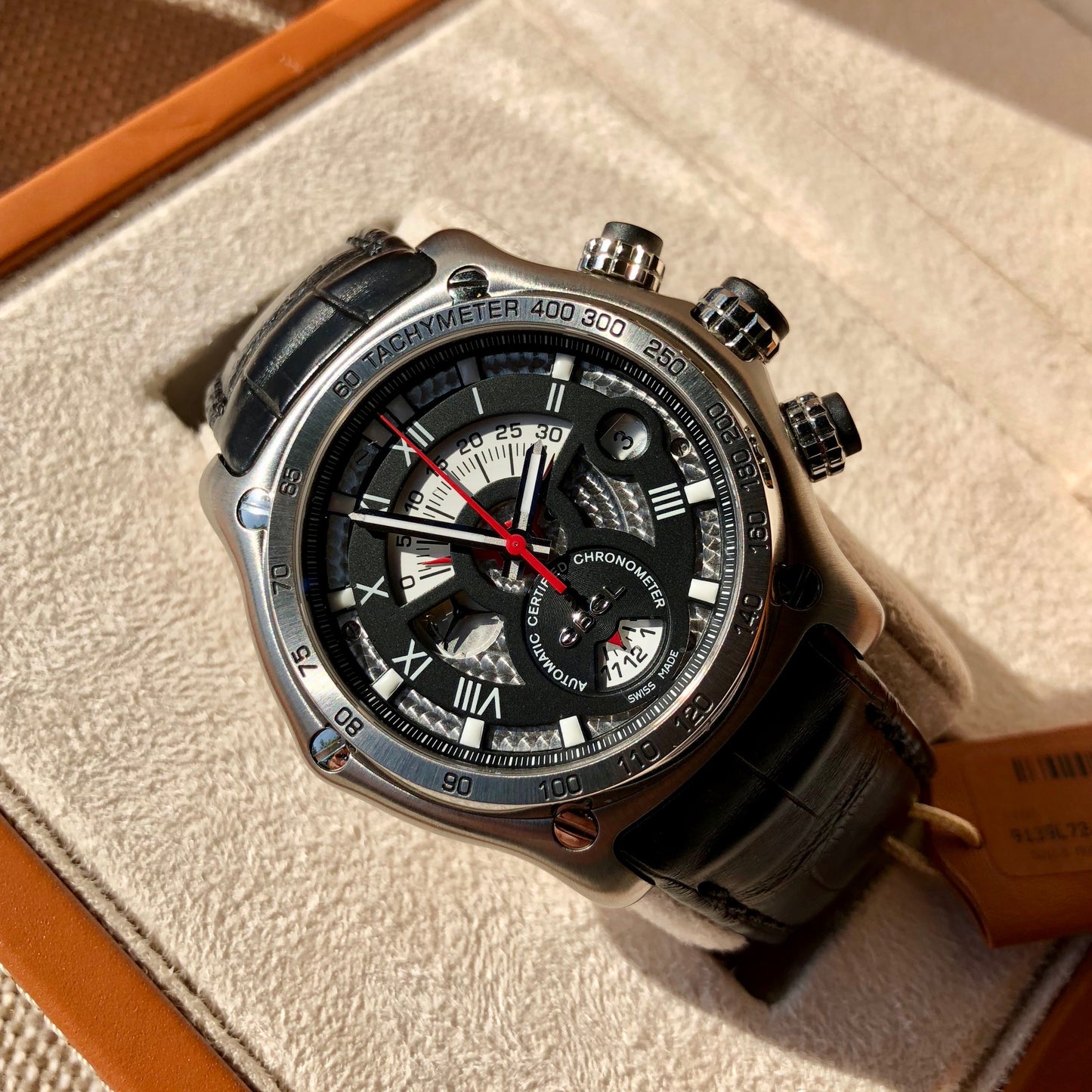 Ebel Tekton 1911 Caliber 139 Stainless Steel 45mm Chronograph Automatic Wristwatch Box & Papers - Hashtag Watch Company