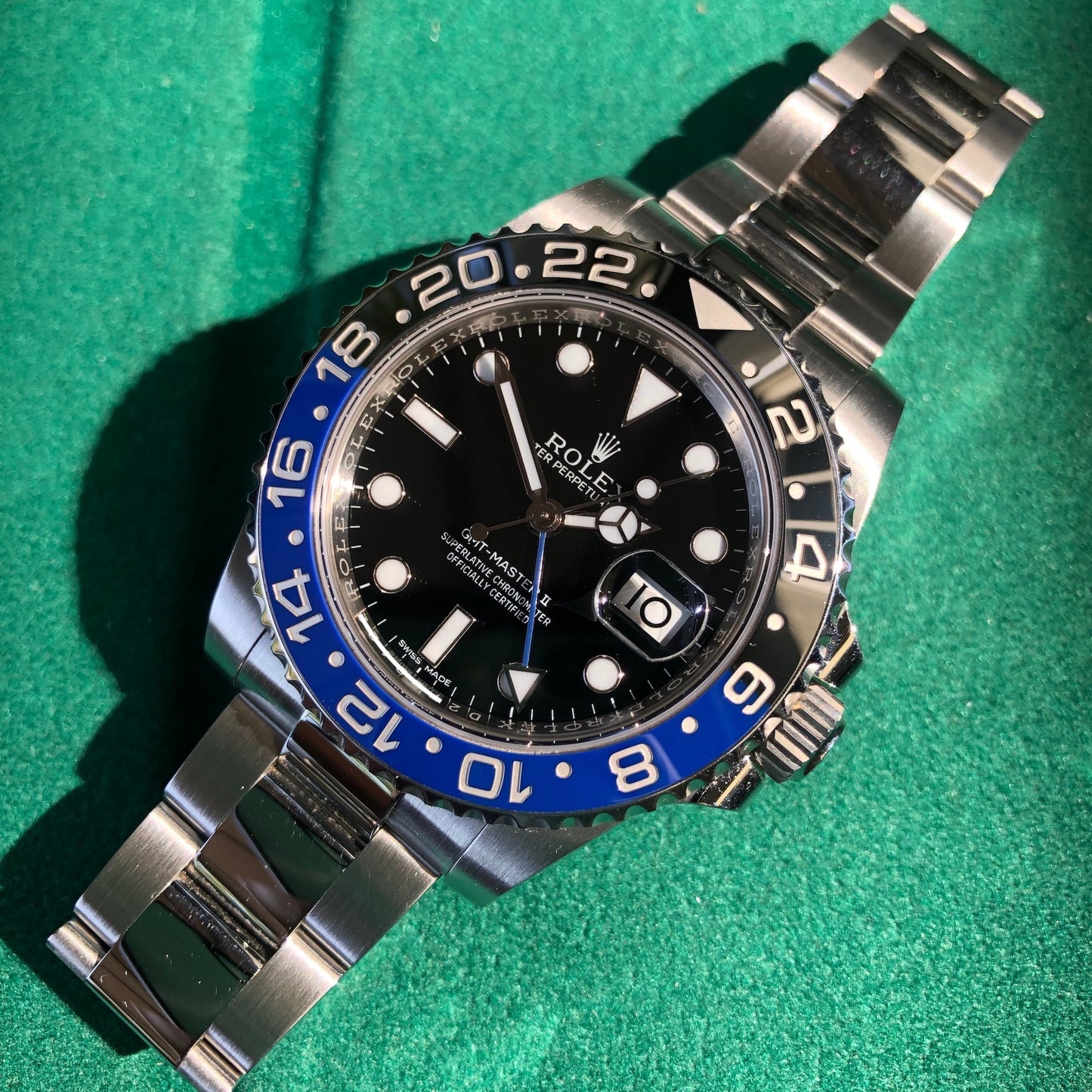 Rolex GMT Master II 116710 BLNR Batman Ceramic Steel Automatic Wristwatch Box Papers - Hashtag Watch Company