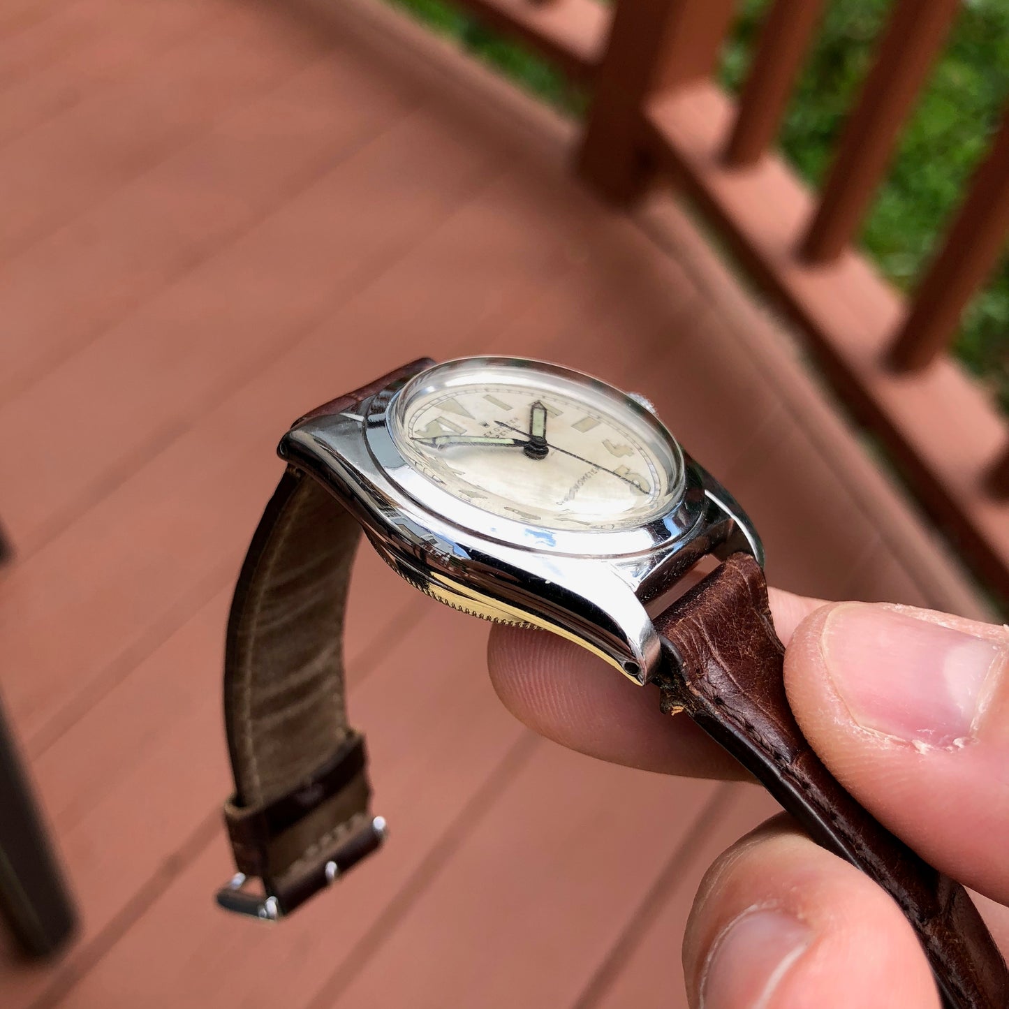 Vintage Rolex Bubbleback 2940 Steel Chronometer California Dial Automatic Wristwatch - Hashtag Watch Company