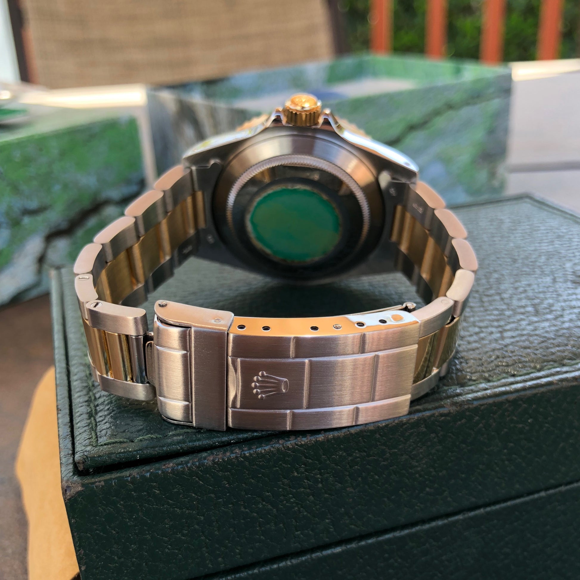 Rolex Submariner 16613 Two Tone Blue Steel 18K Gold Wristwatch Circa 1993 Box & Papers - Hashtag Watch Company