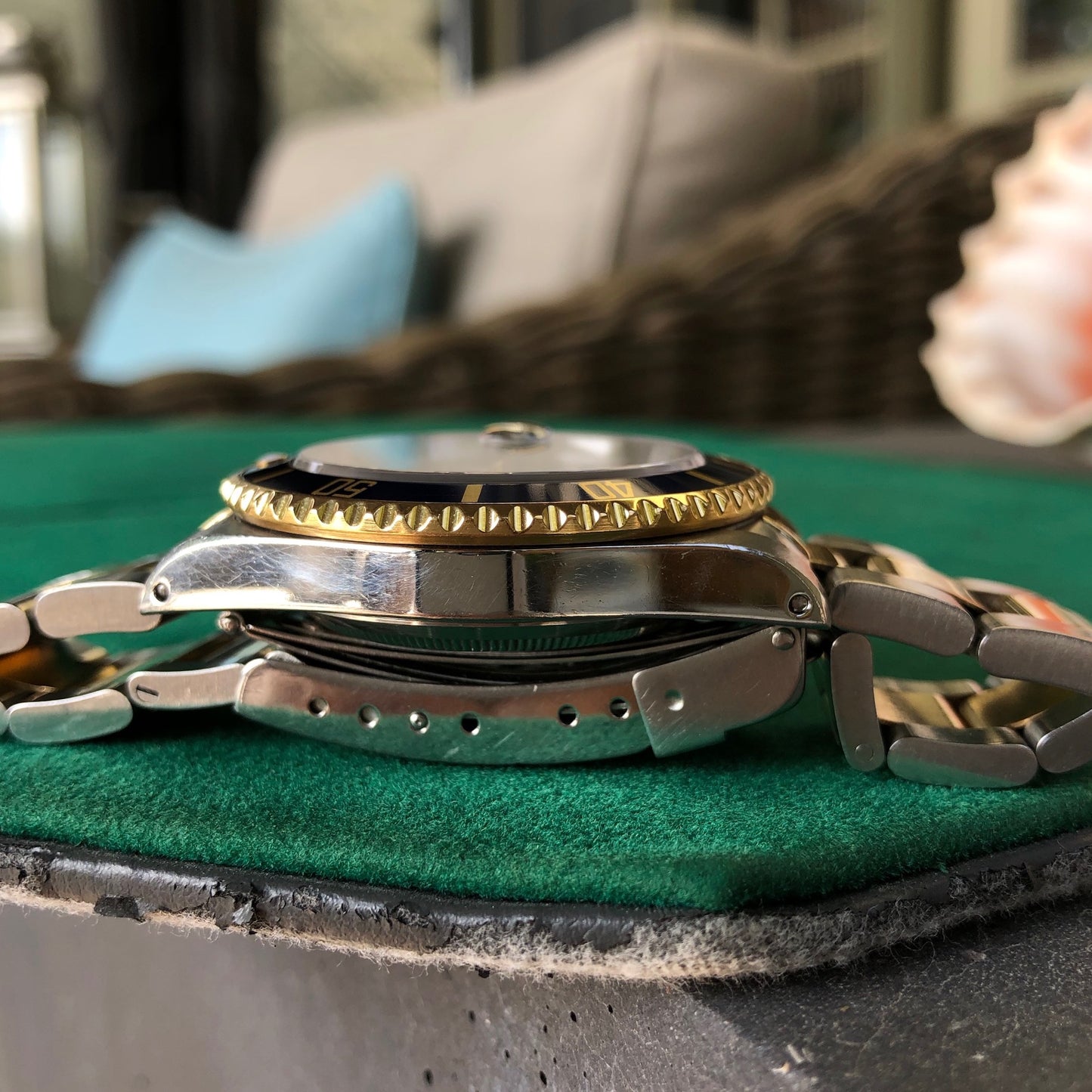 Rolex Submariner Date 16613 Two Tone Blue Steel 18K Gold Wristwatch Circa 1993 Box & Papers - Hashtag Watch Company