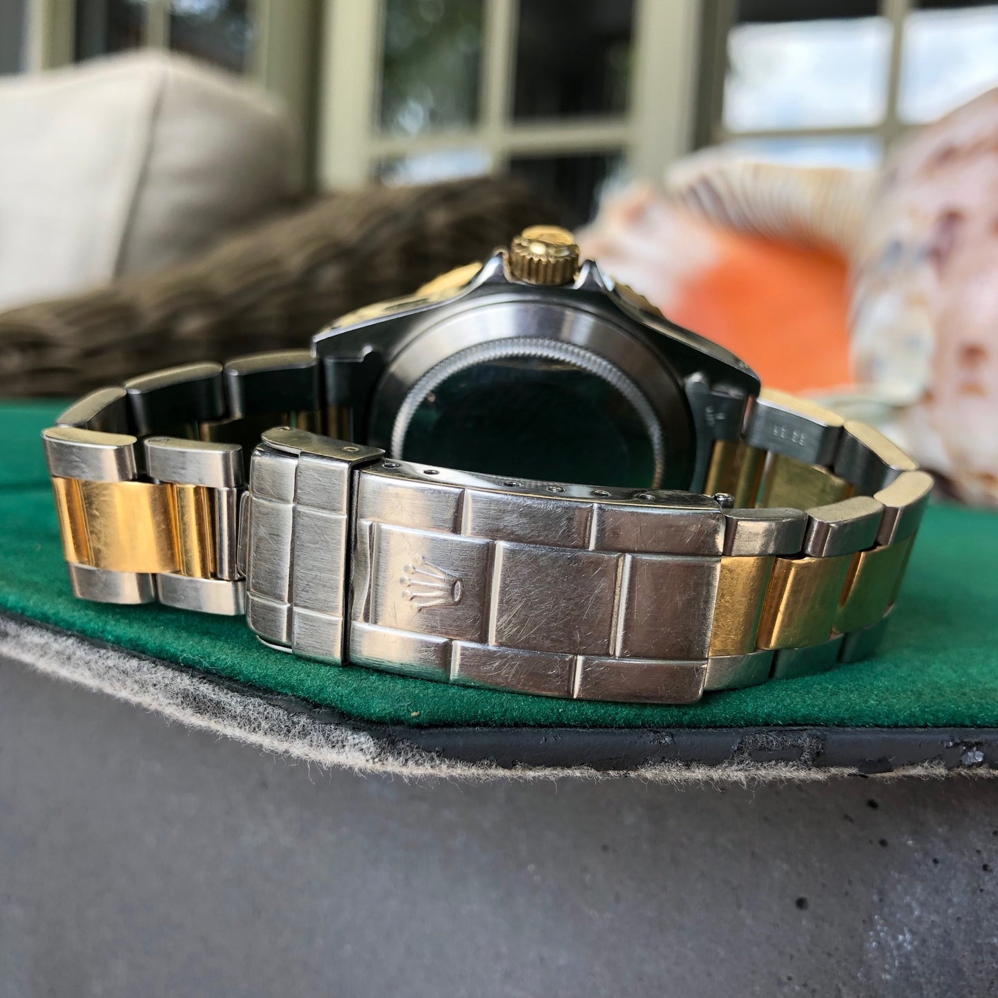 Rolex Submariner Date 16613 Two Tone Blue Steel 18K Gold Wristwatch Circa 1993 Box & Papers - Hashtag Watch Company